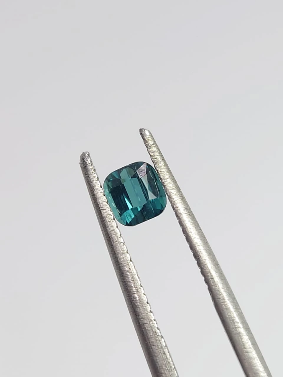 0.35ct Natural Indicolite Tourmaline Cushion Cut Loose Gemstone from Afghanistan