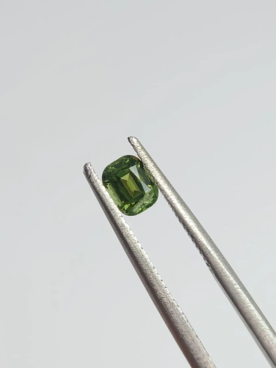 0.39ct Natural light Green Tourmaline Cushion Cut Loose Gemstone from Afghanistan