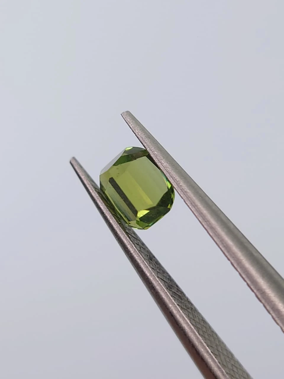 0.43ct Natural Green Tourmaline Cushion Cut Loose Gemstone from Afghanistan