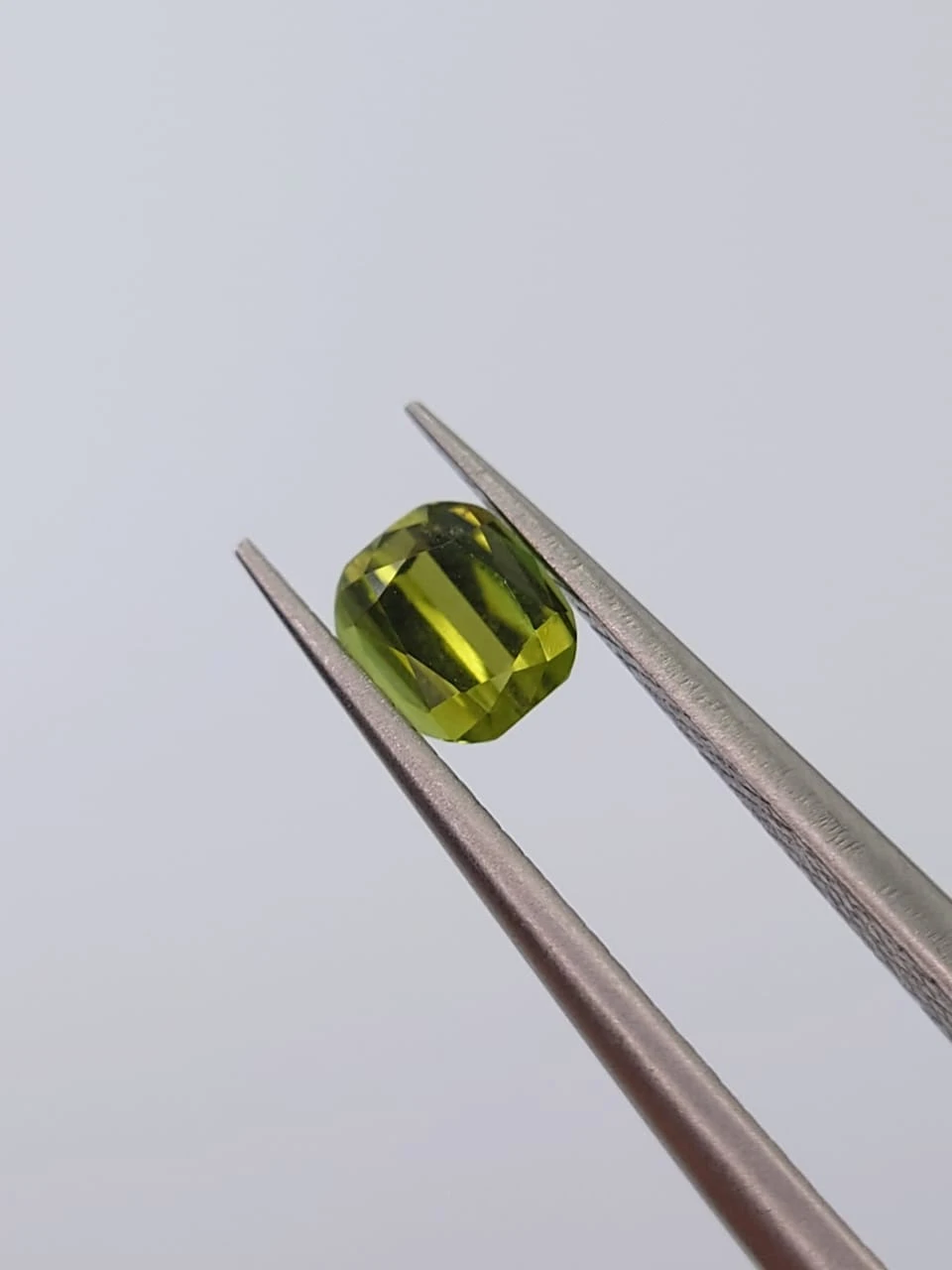 0.43ct Natural Green Tourmaline Cushion Cut Loose Gemstone from Afghanistan
