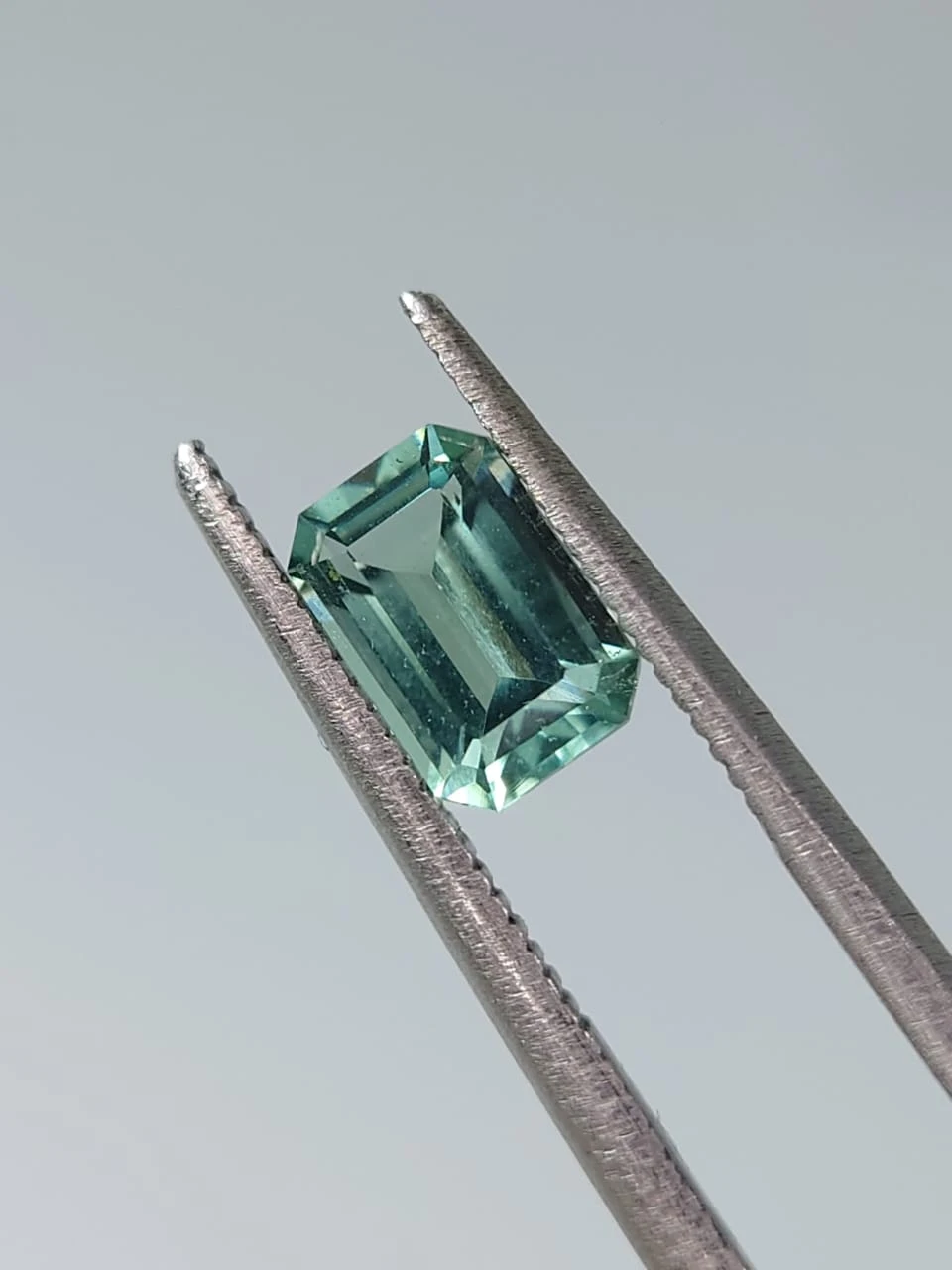 0.86ct Lagoon Blue Tourmaline Cushion Cut Gemstone from Afghanistan