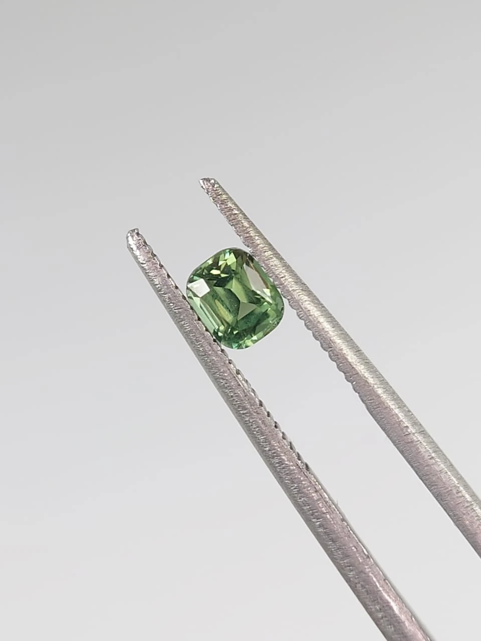 0.33ct Natural Green Tourmaline Cushion Cut Loose Gemstone from Afghanistan