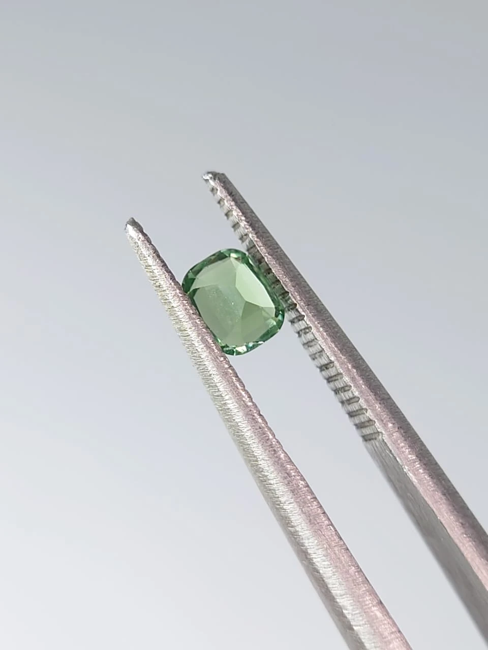 0.33ct Natural Green Tourmaline Cushion Cut Loose Gemstone from Afghanistan