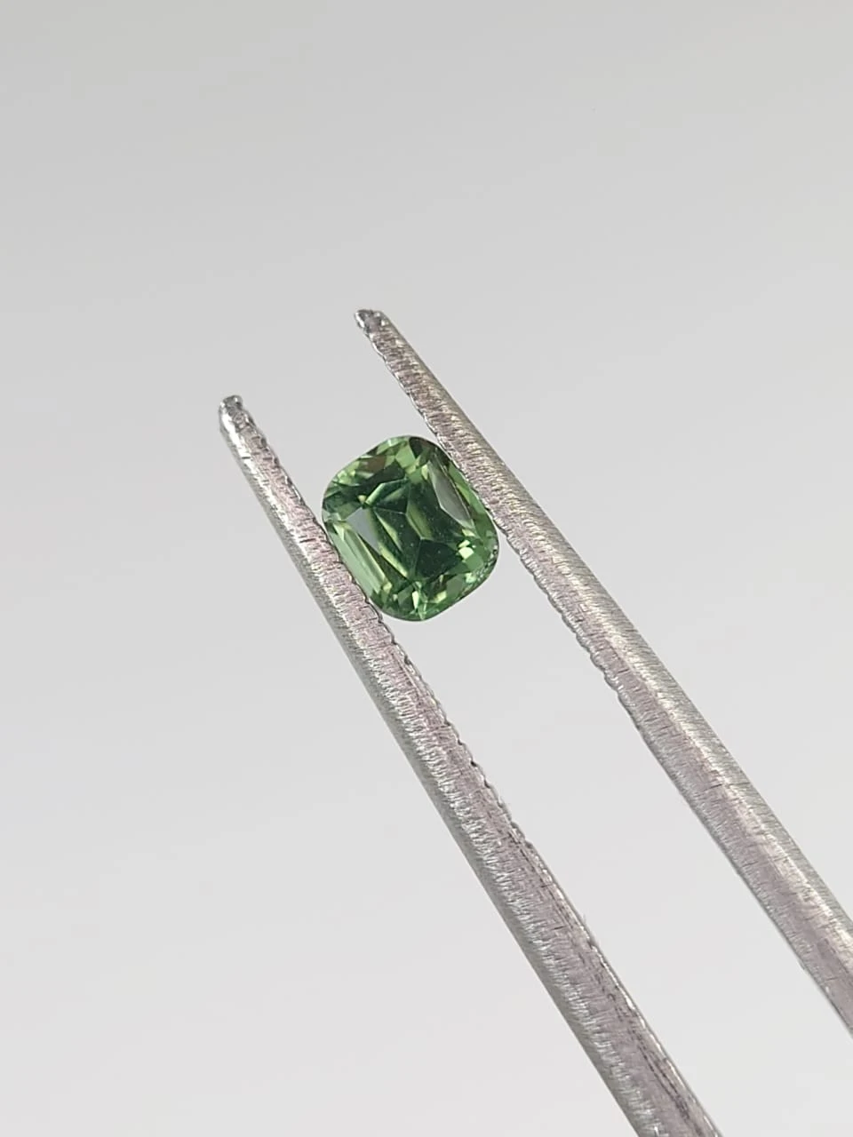 0.33ct Natural Green Tourmaline Cushion Cut Loose Gemstone from Afghanistan