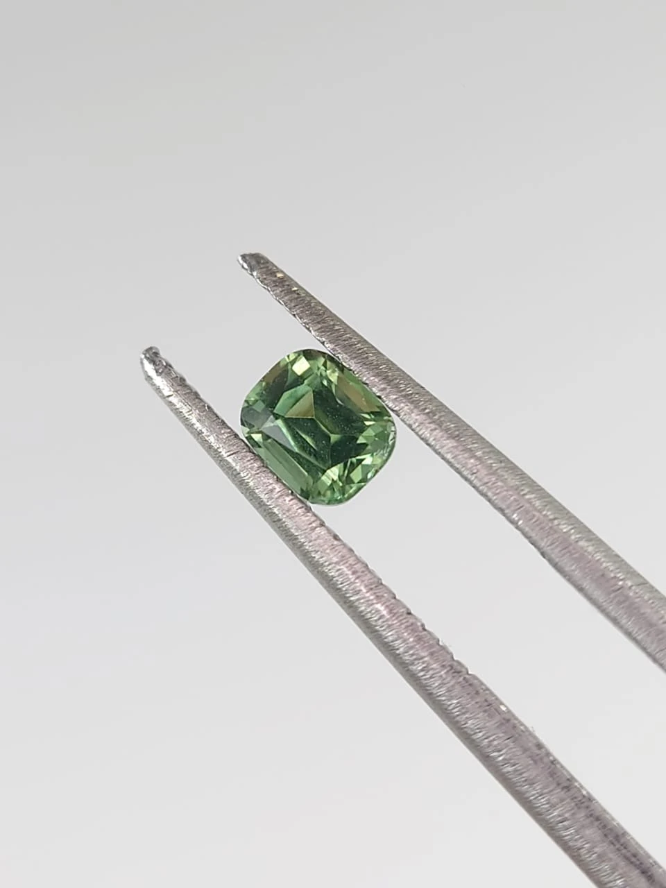0.33ct Natural Green Tourmaline Cushion Cut Loose Gemstone from Afghanistan
