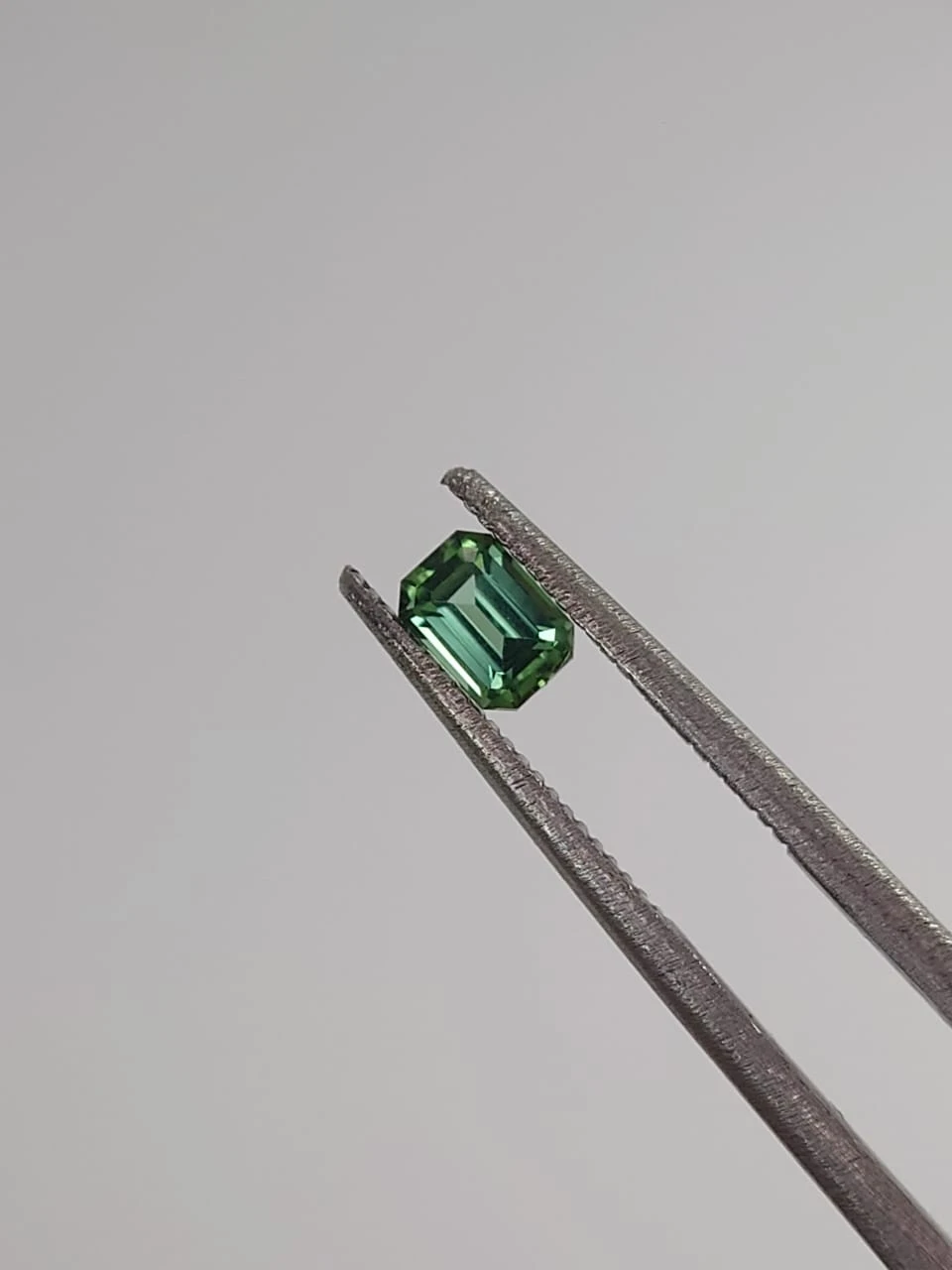 0.34ct Natural Green Tourmaline Emerald Cut Loose Gemstone from Afghanistan