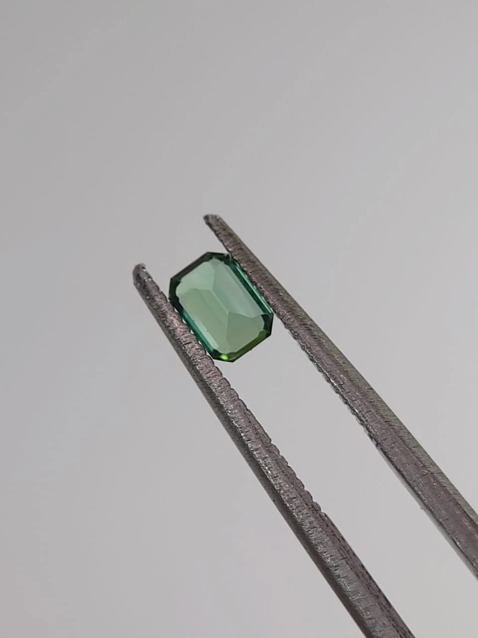 0.34ct Natural Green Tourmaline Emerald Cut Loose Gemstone from Afghanistan