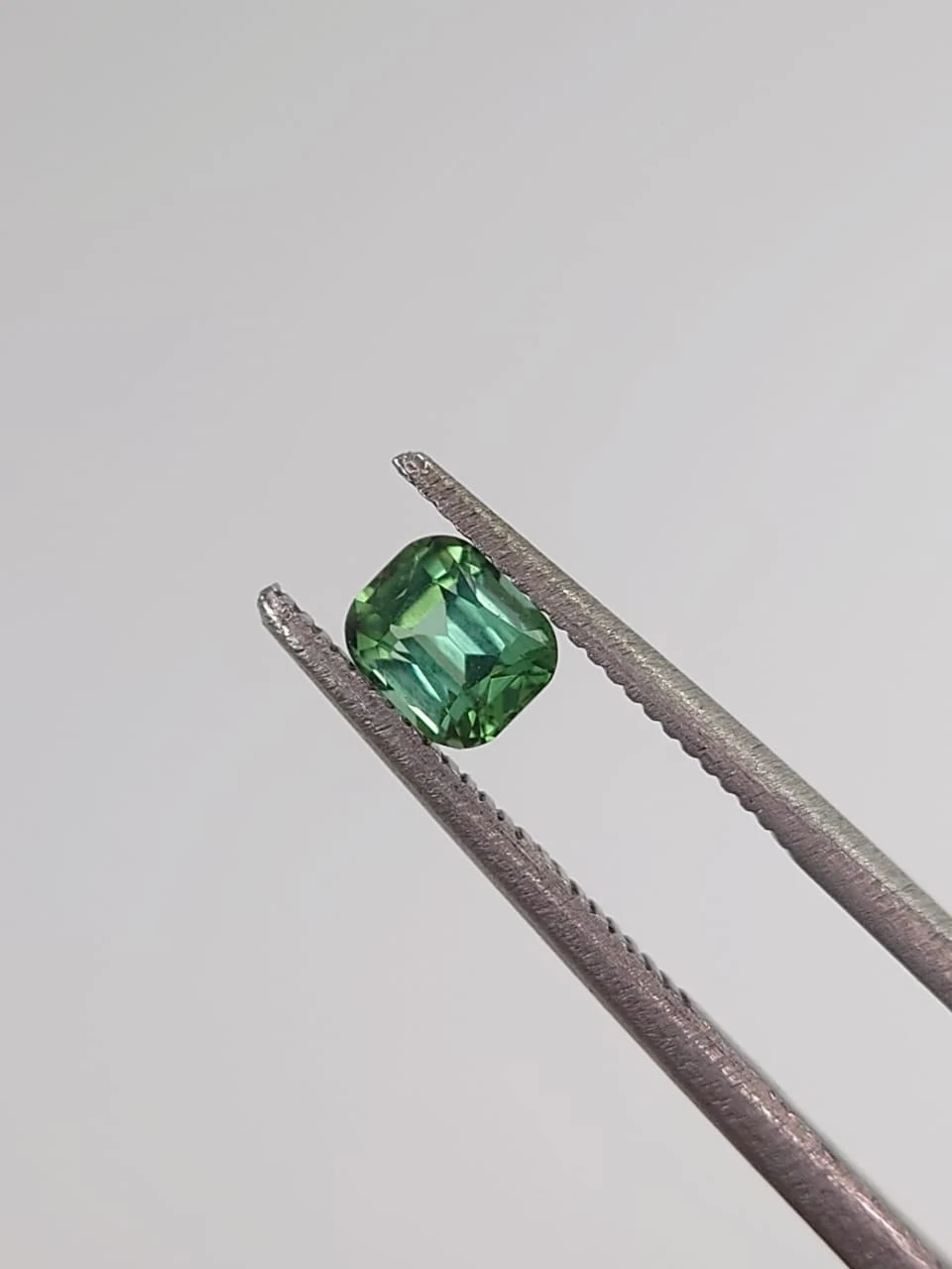 0.42ct Natural Green Tourmaline Cushion Cut Loose Gemstone from Afghanistan