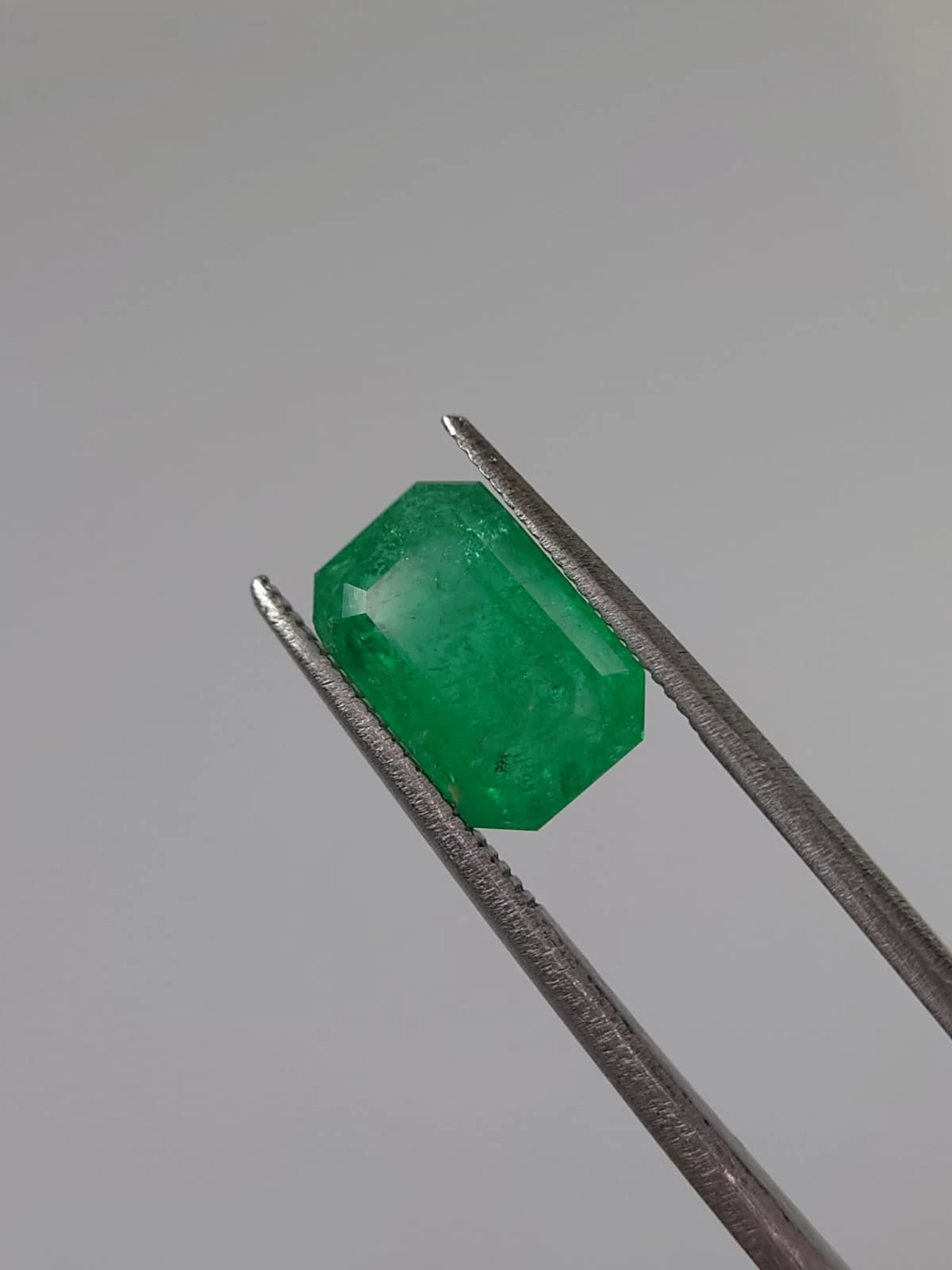 3.77ct Natural Emerald Octagon Cut Loose Gemstone From Panjshir Afghanistan