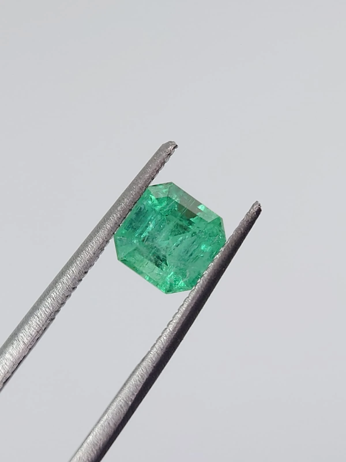 1ct Natural Emerald Octagon Cut Loose Gemstone From Panjshir Afghanistan