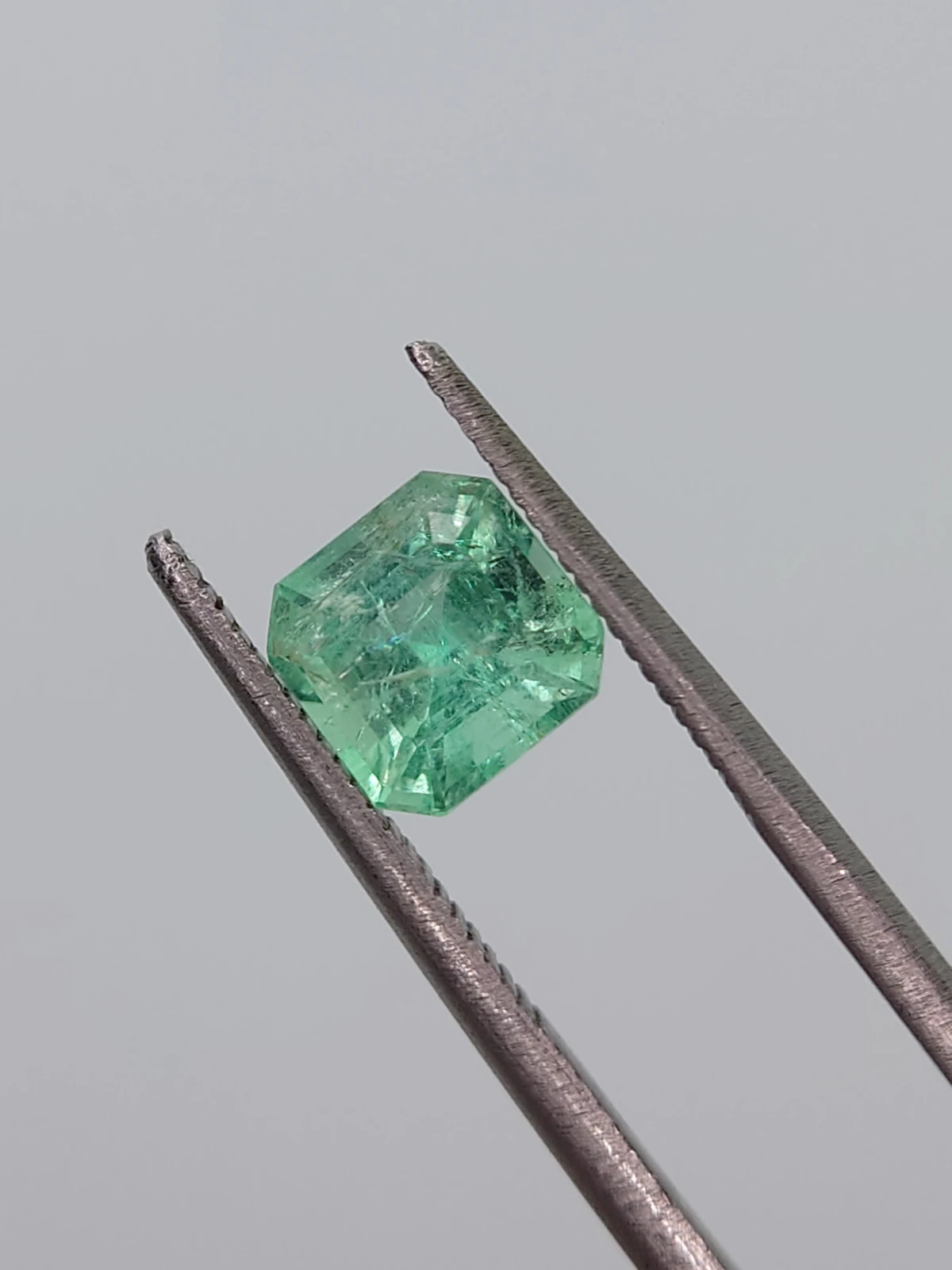 1.16ct Emerald Octagon Shape Loose Gemstone from Afghanistan