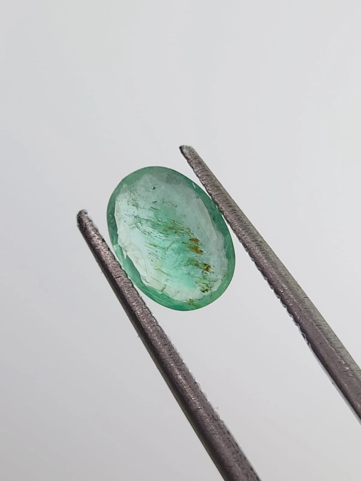 1.02ct Natural Emerald Oval Shape Loose Gemstone from Panjshir Afghanistan
