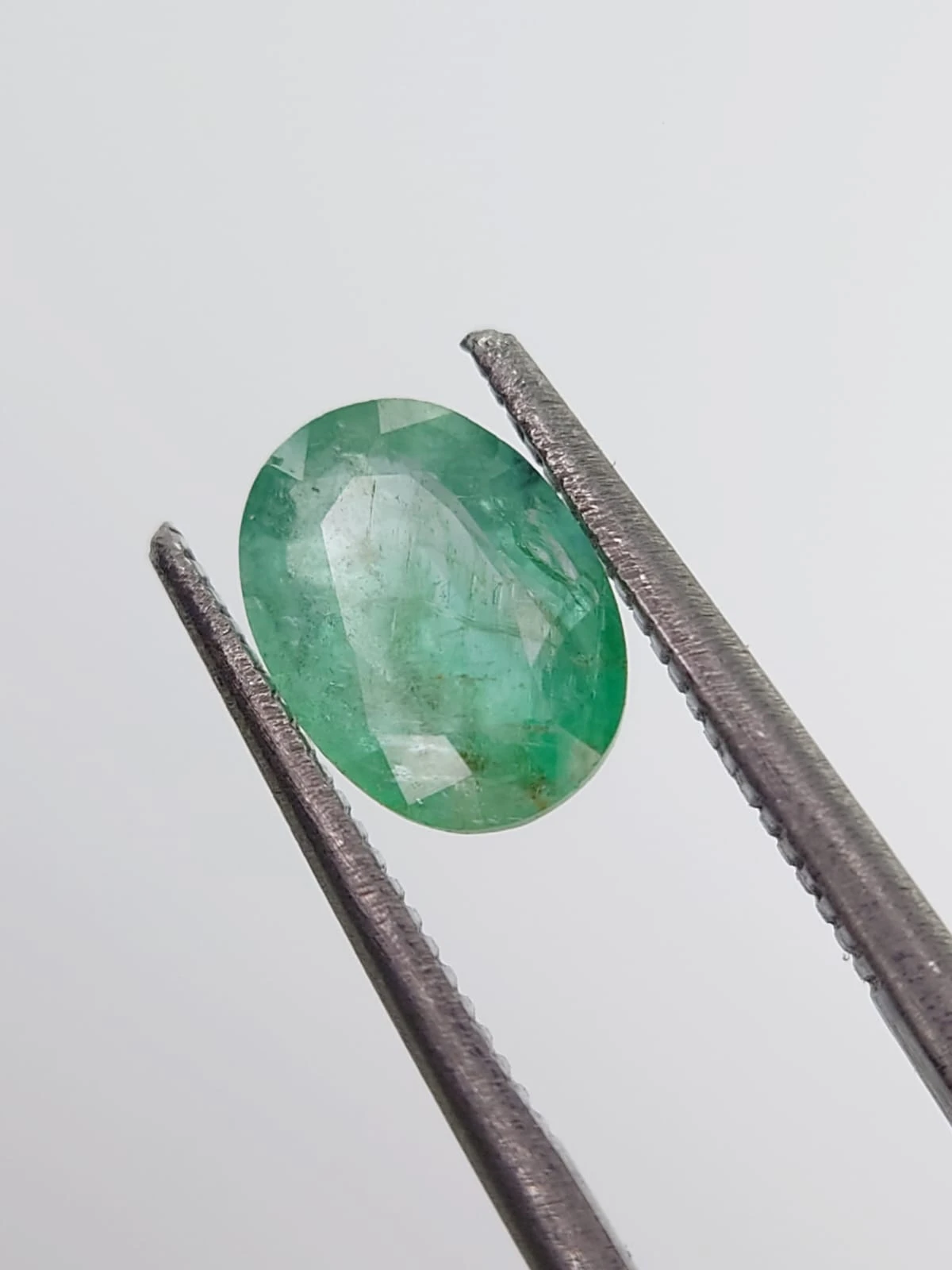 1.02ct Natural Emerald Oval Shape Loose Gemstone from Panjshir Afghanistan