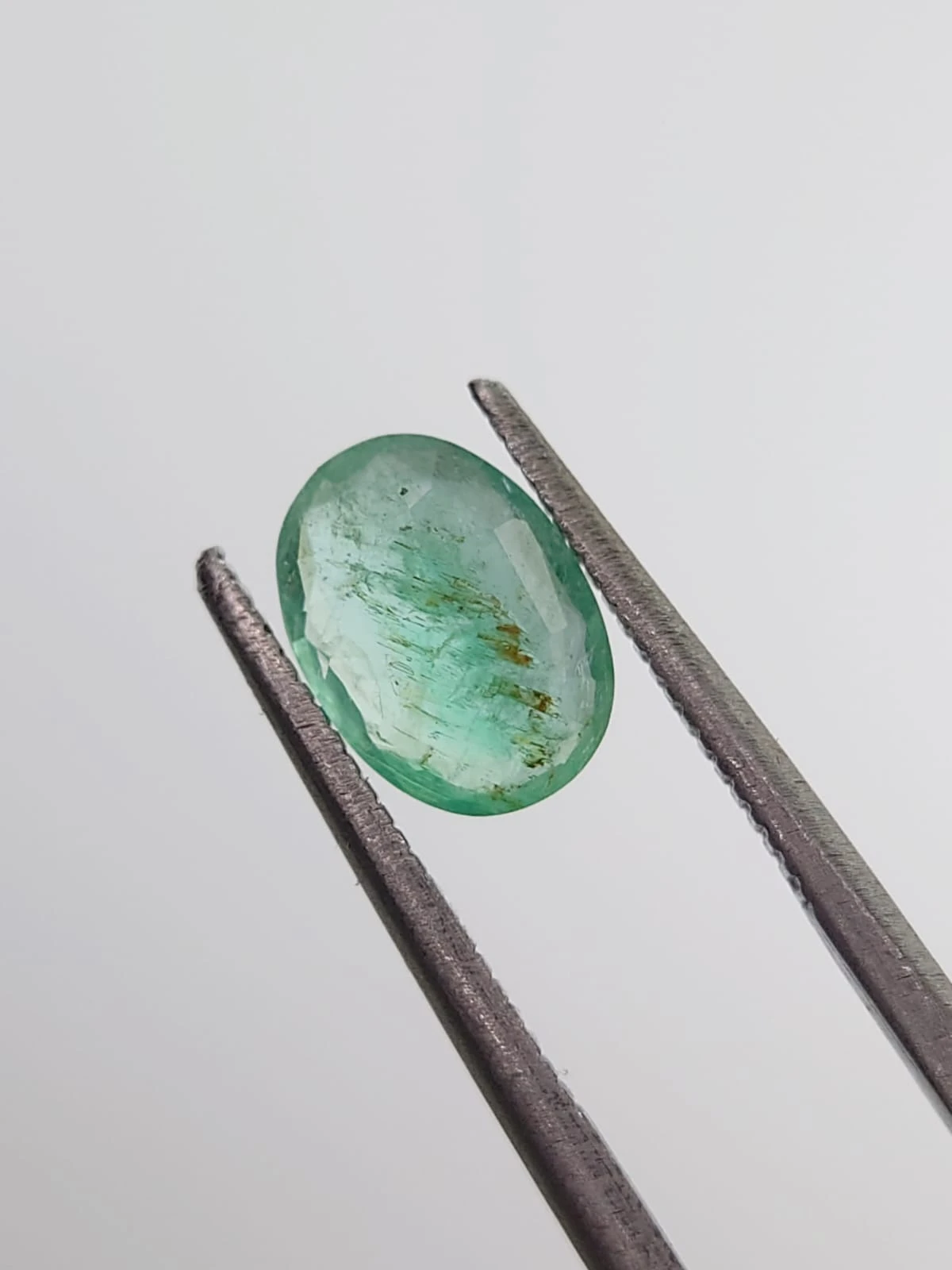 1.02ct Natural Emerald Oval Shape Loose Gemstone from Panjshir Afghanistan
