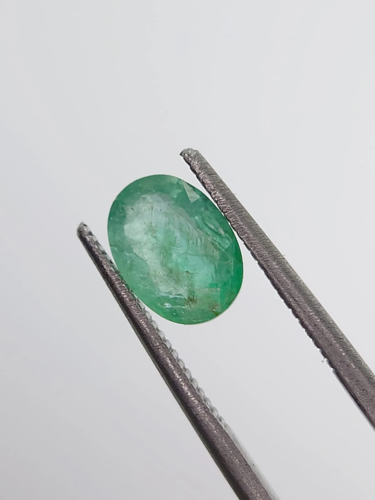 1.02ct Natural Emerald Oval Shape Loose Gemstone from Panjshir Afghanistan