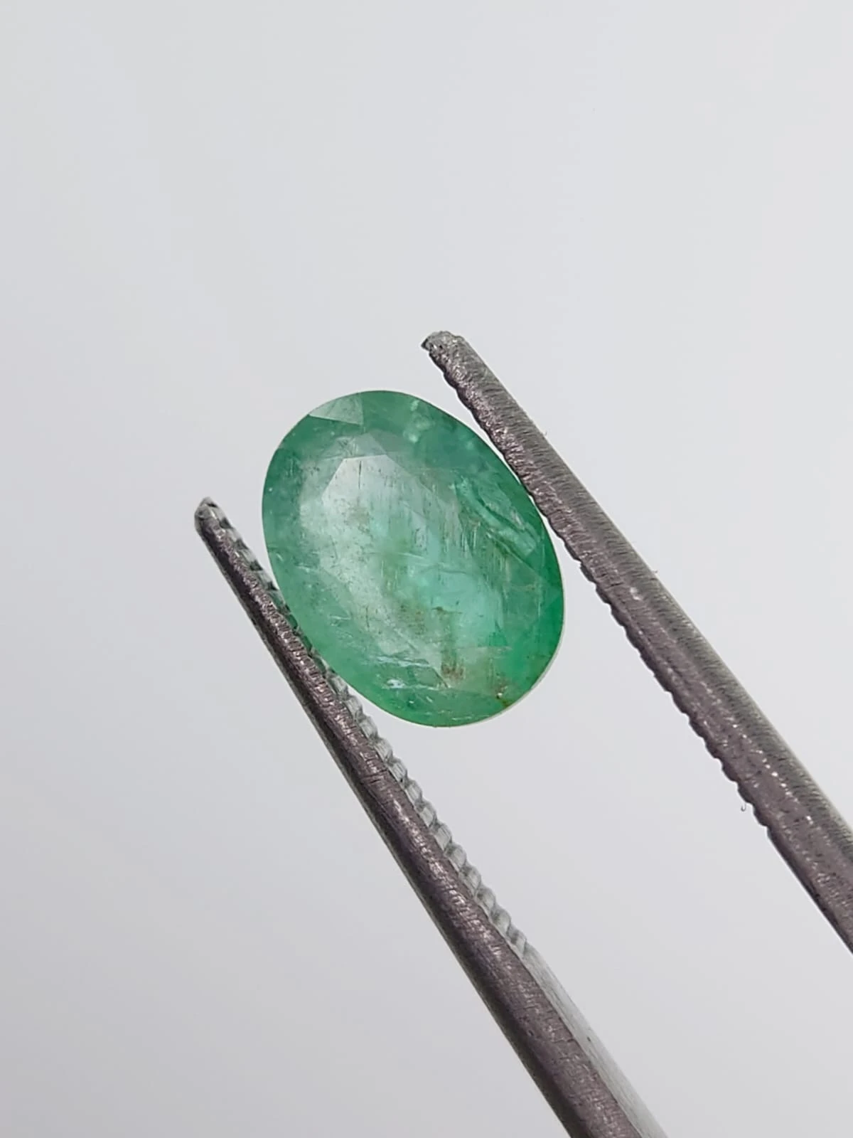 1.02ct Natural Emerald Oval Shape Loose Gemstone from Panjshir Afghanistan