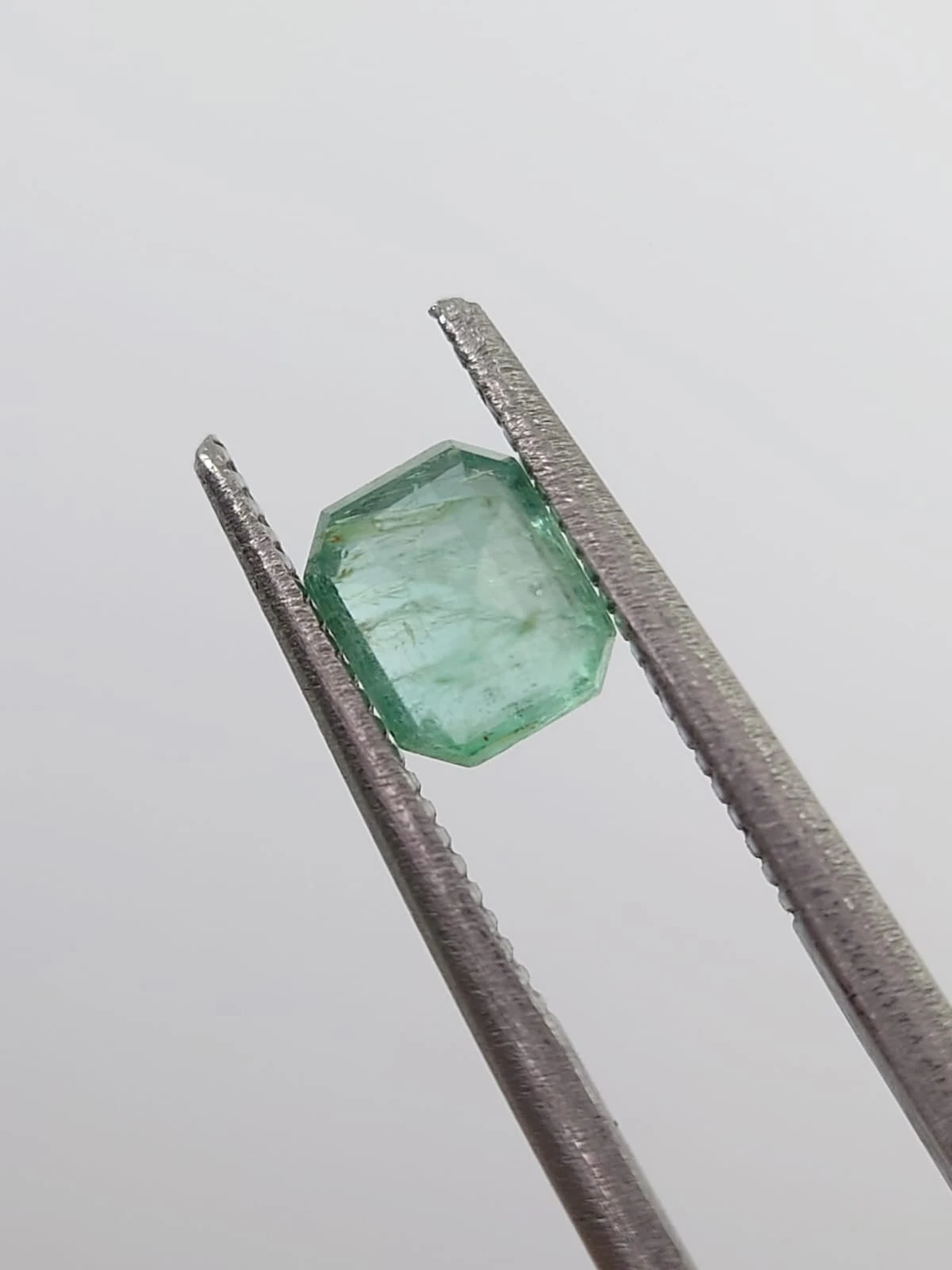 0.75ct Natural Emerald Octagon Shape Loose Gemstone from Panjshir Afghanistan