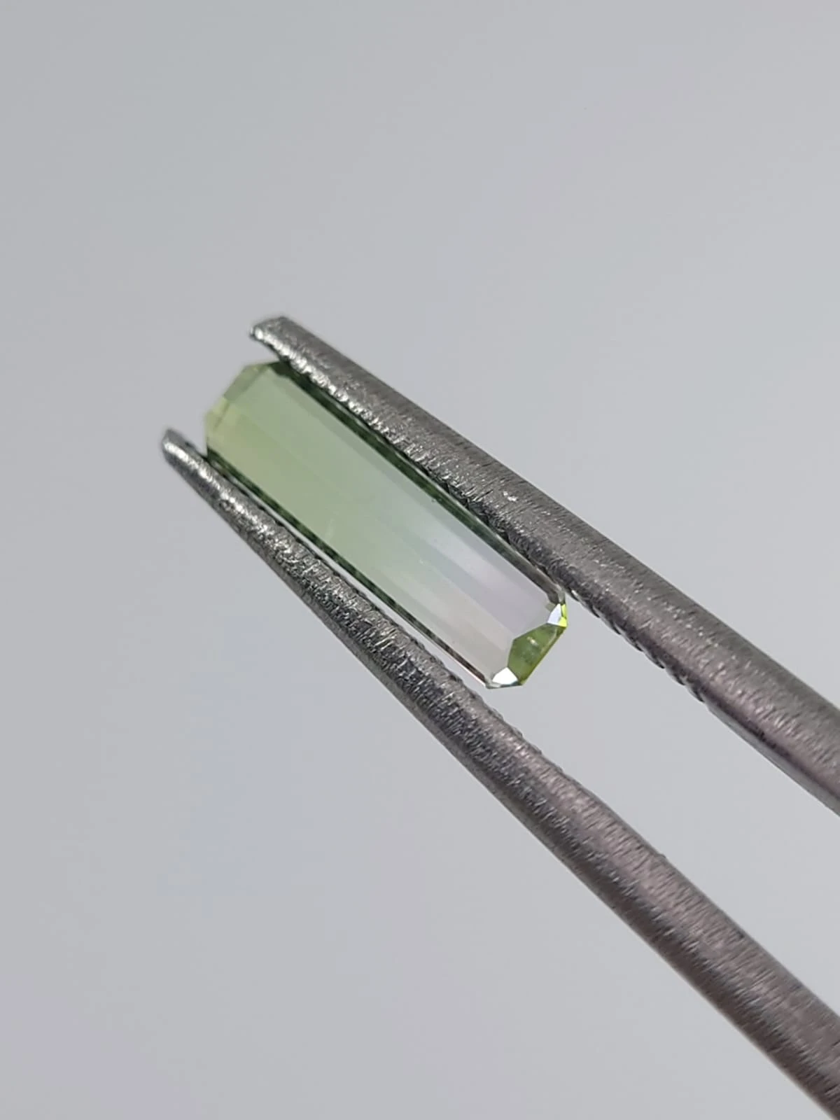 0.52ct Natural Bicolor Greenish Pink Tourmaline From Afghanistan