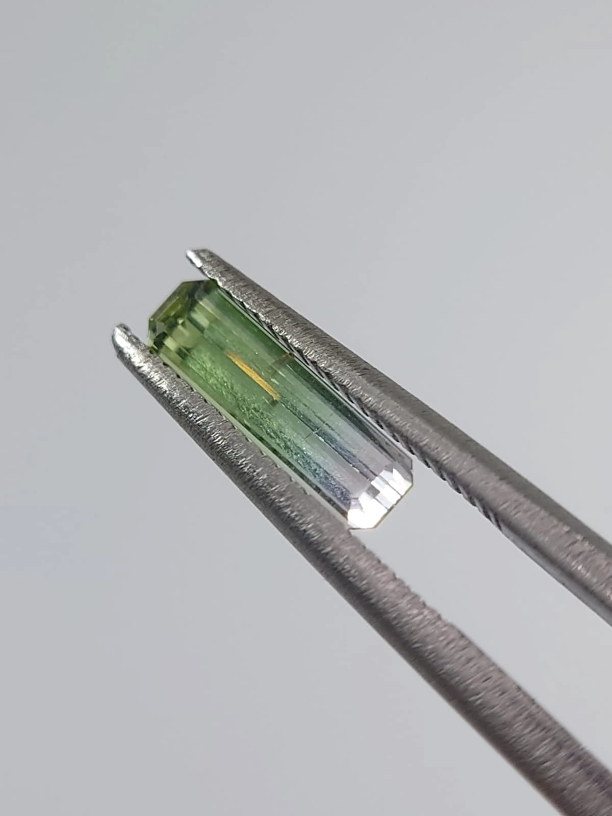 0.52ct Natural Bicolor Greenish Pink Tourmaline From Afghanistan