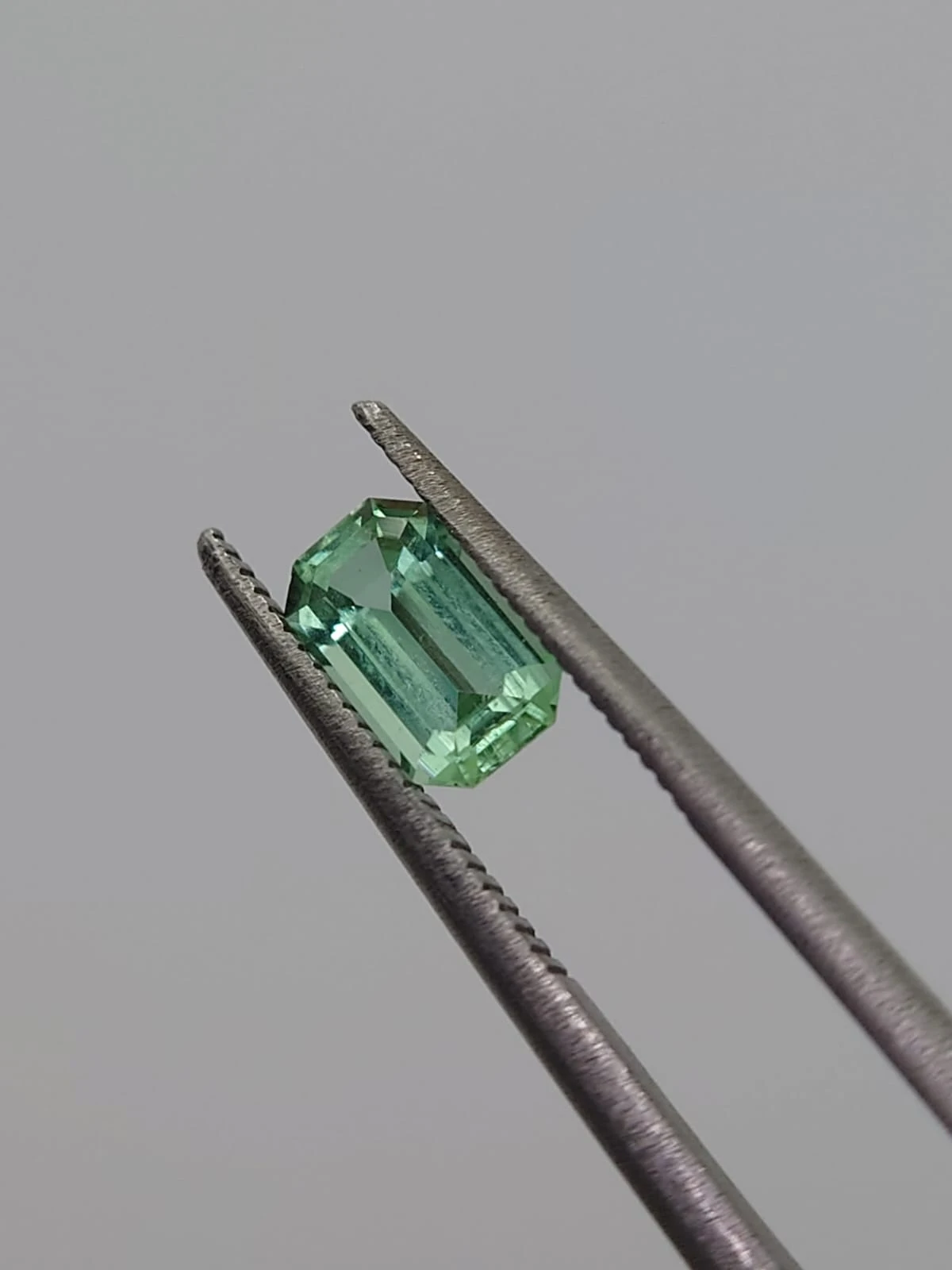 0.77ct Natural Tourmaline Emerald Shape Loose Gemstone from Afghanistan