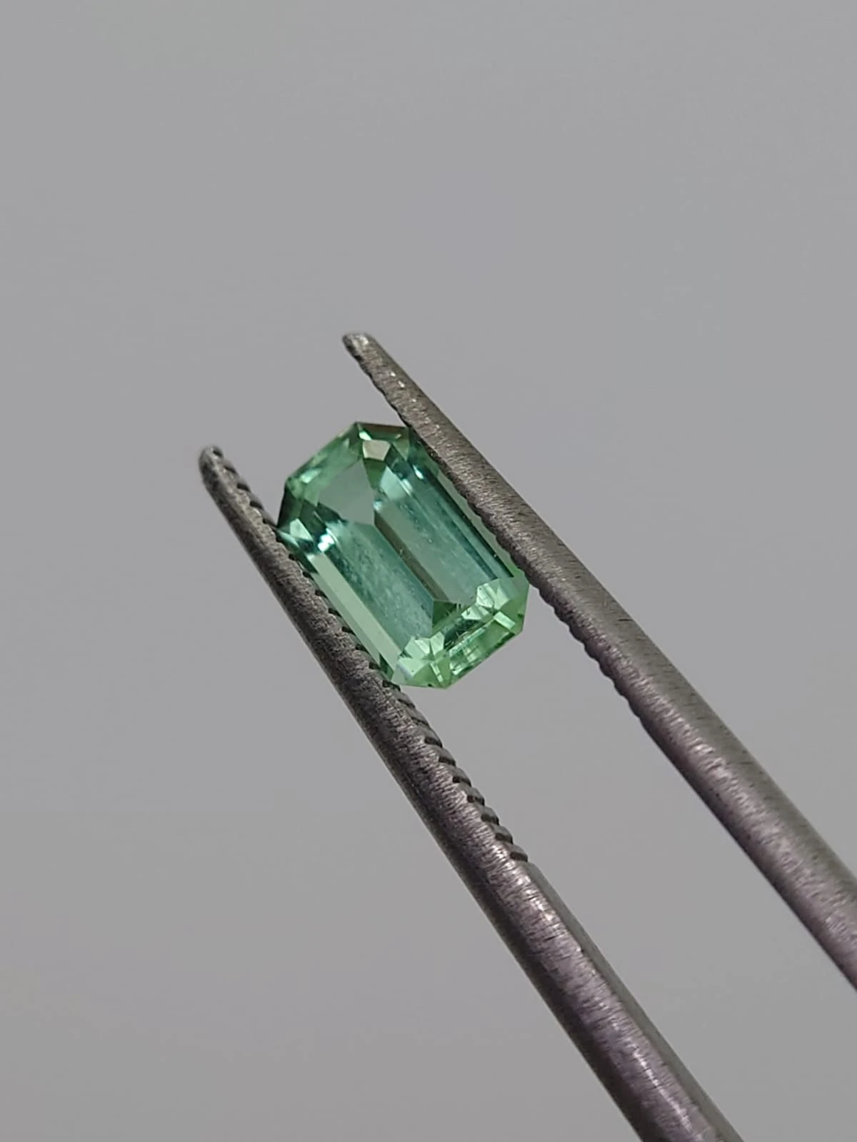 0.77ct Natural Tourmaline Emerald Shape Loose Gemstone from Afghanistan