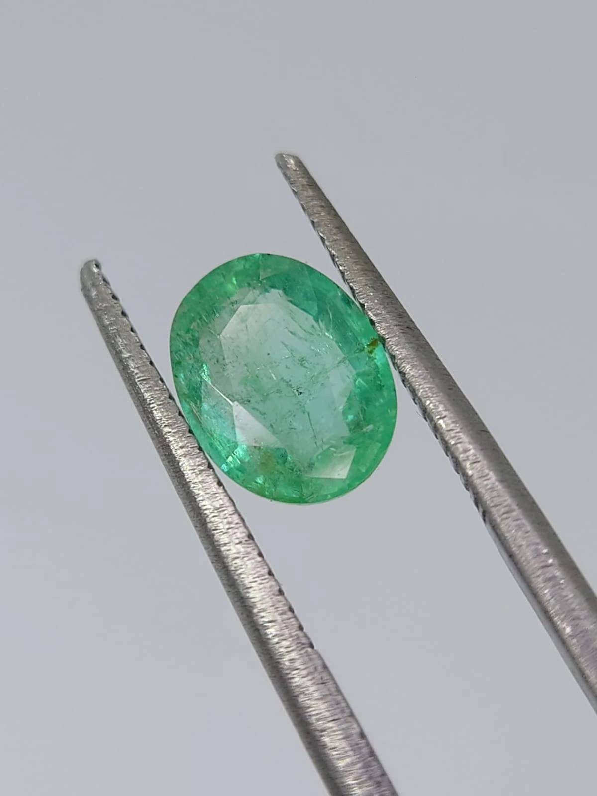 1.03ct Natural Emerald Oval Shape Loose Gemstone from Panjshir Afghanistan