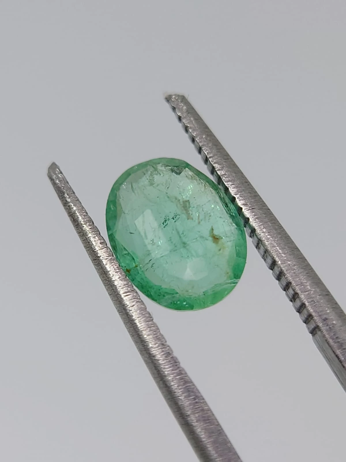 1.03ct Natural Emerald Oval Shape Loose Gemstone from Panjshir Afghanistan