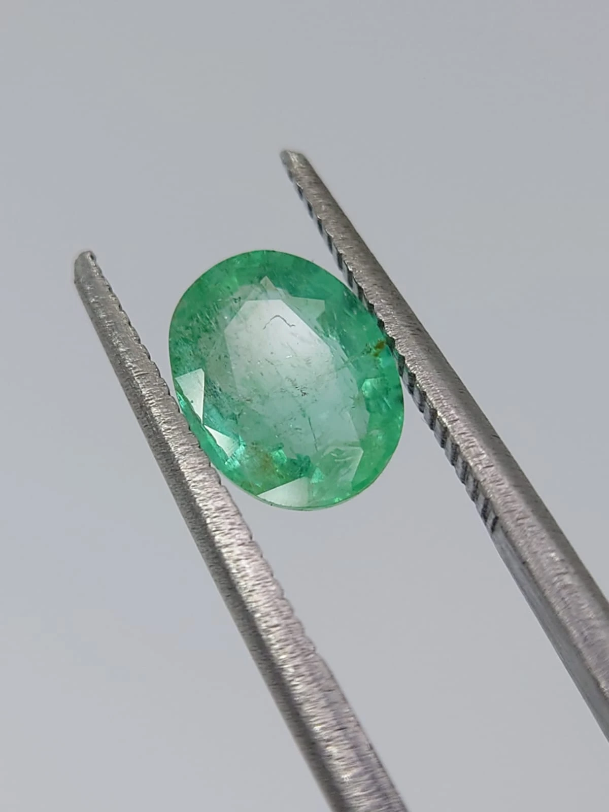 1.03ct Natural Emerald Oval Shape Loose Gemstone from Panjshir Afghanistan