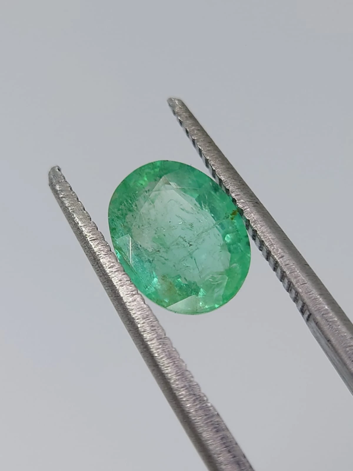 1.03ct Natural Emerald Oval Shape Loose Gemstone from Panjshir Afghanistan