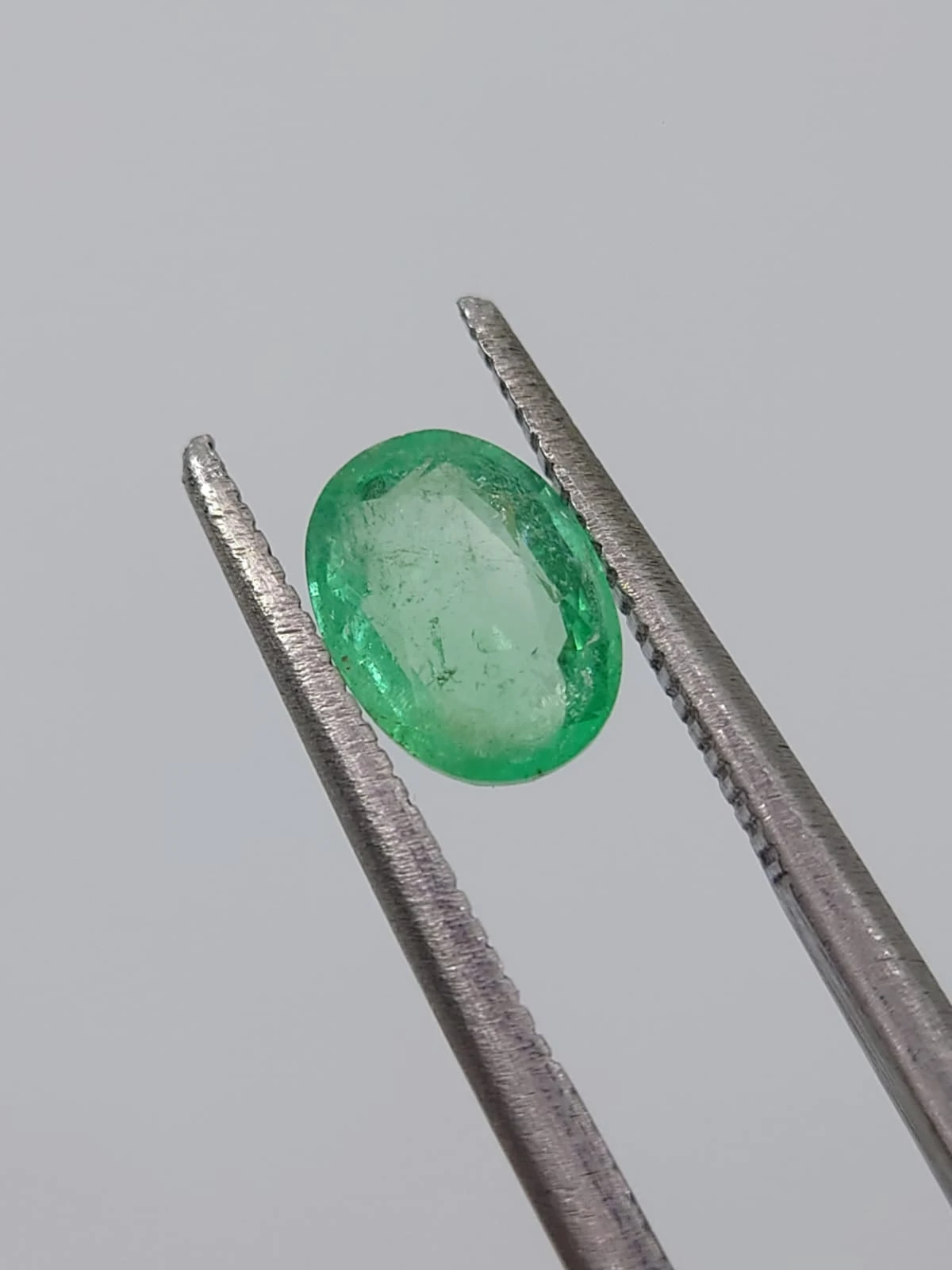 0.83ct Natural Emerald Oval Shape Loose Gemstone from Panjshir Afghanistan