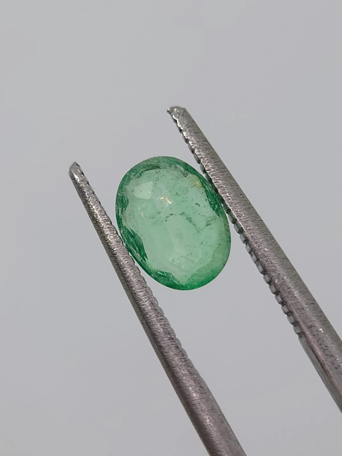 0.83ct Natural Emerald Oval Shape Loose Gemstone from Panjshir Afghanistan