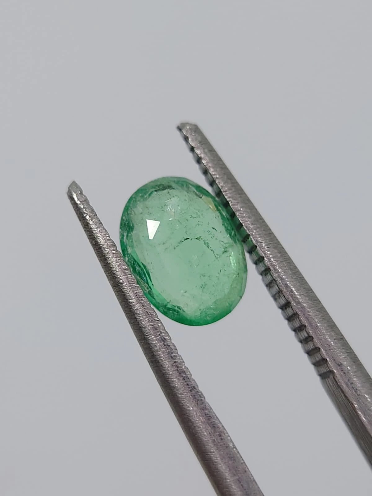 0.83ct Natural Emerald Oval Shape Loose Gemstone from Panjshir Afghanistan