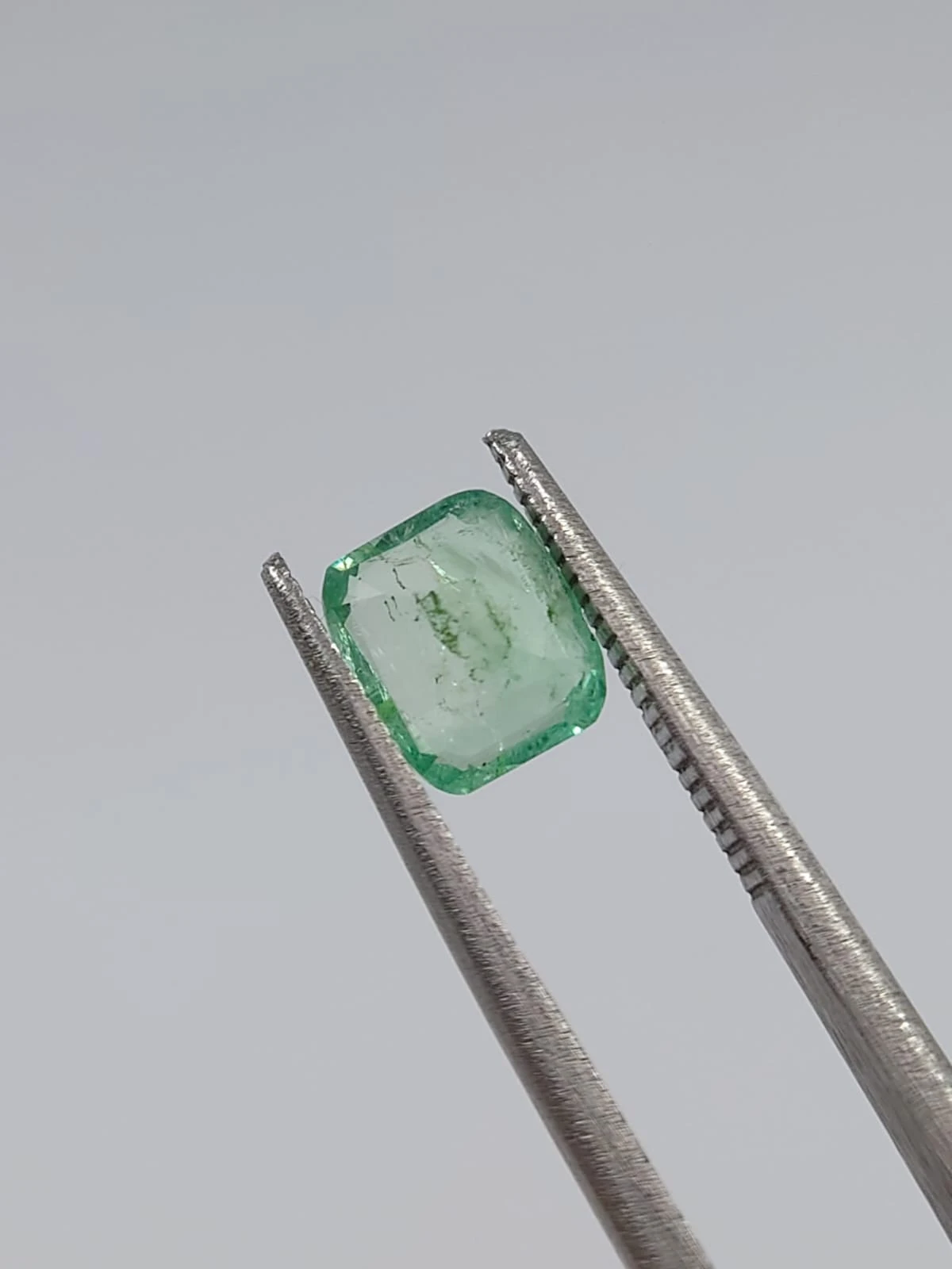 0.9ct Natural  Emerald Octagon Shape Loose Gemstone From Panjshir Afghanistan