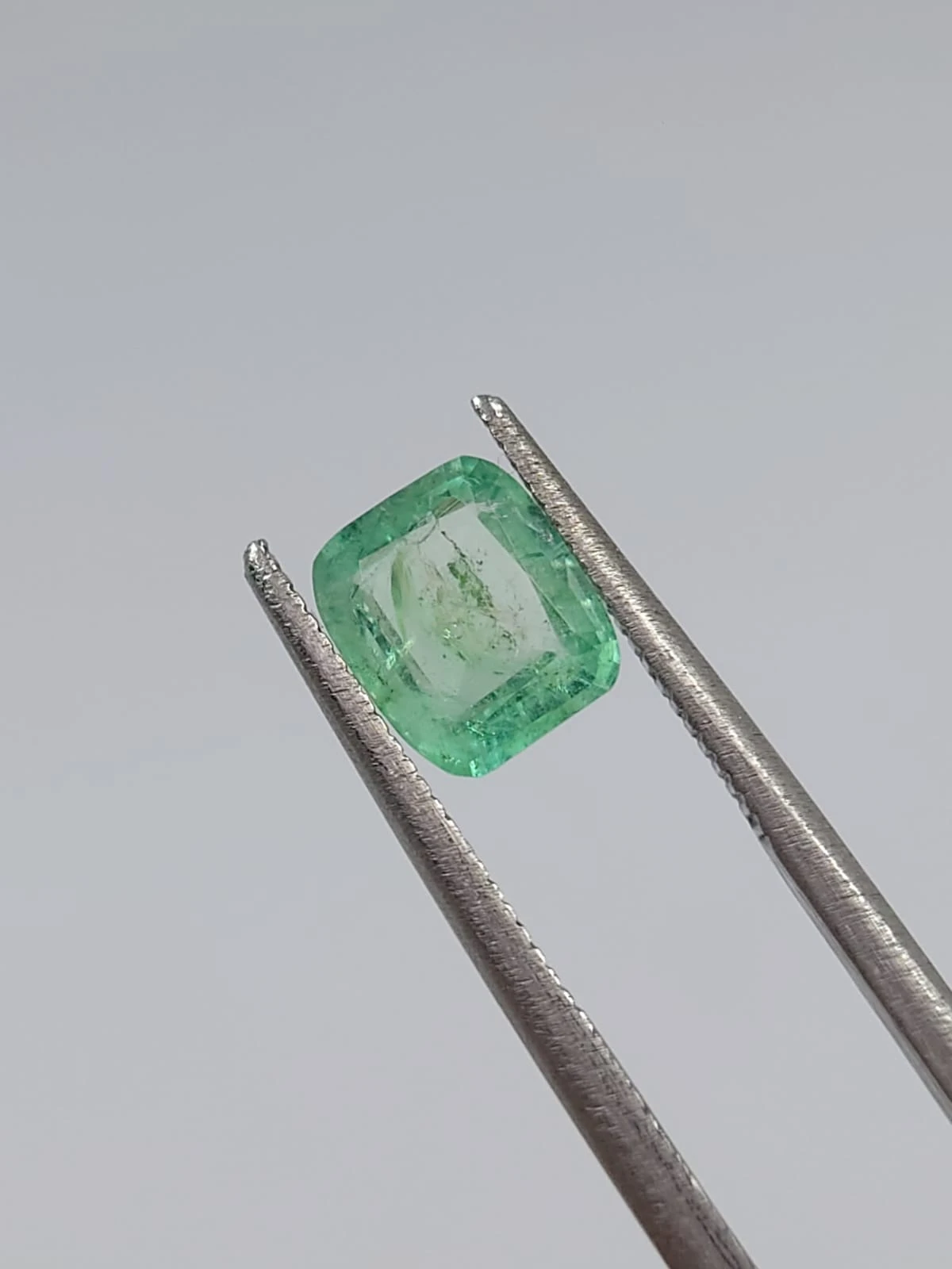0.9ct Natural  Emerald Octagon Shape Loose Gemstone From Panjshir Afghanistan