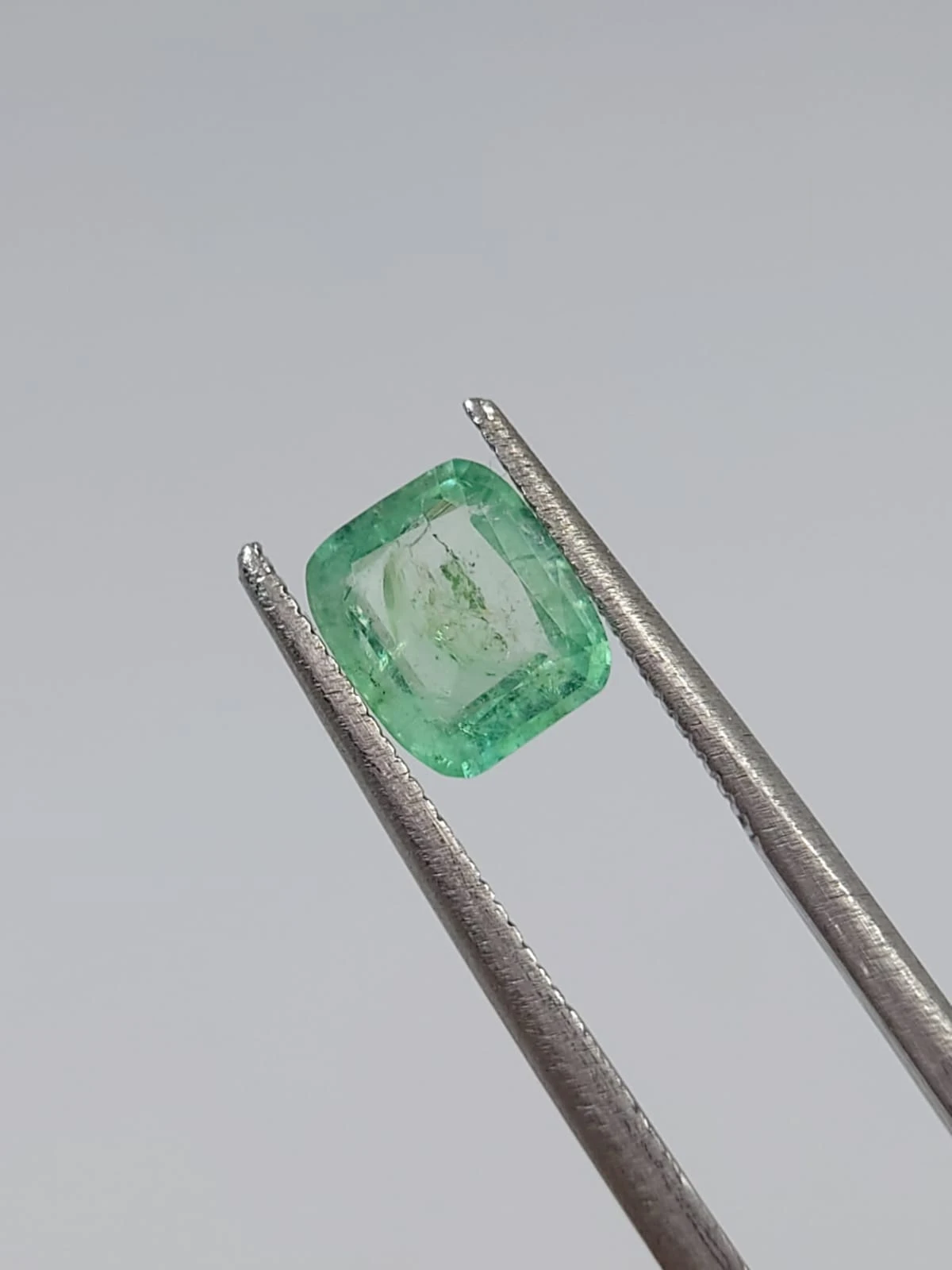 0.9ct Natural  Emerald Octagon Shape Loose Gemstone From Panjshir Afghanistan