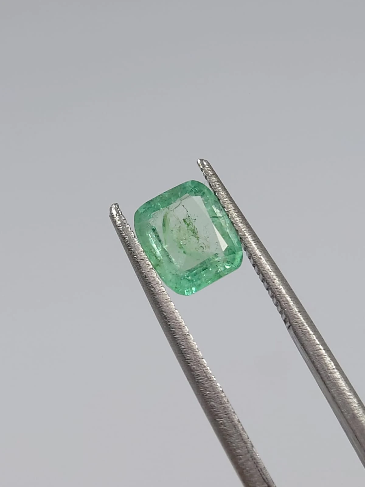 0.9ct Natural  Emerald Octagon Shape Loose Gemstone From Panjshir Afghanistan