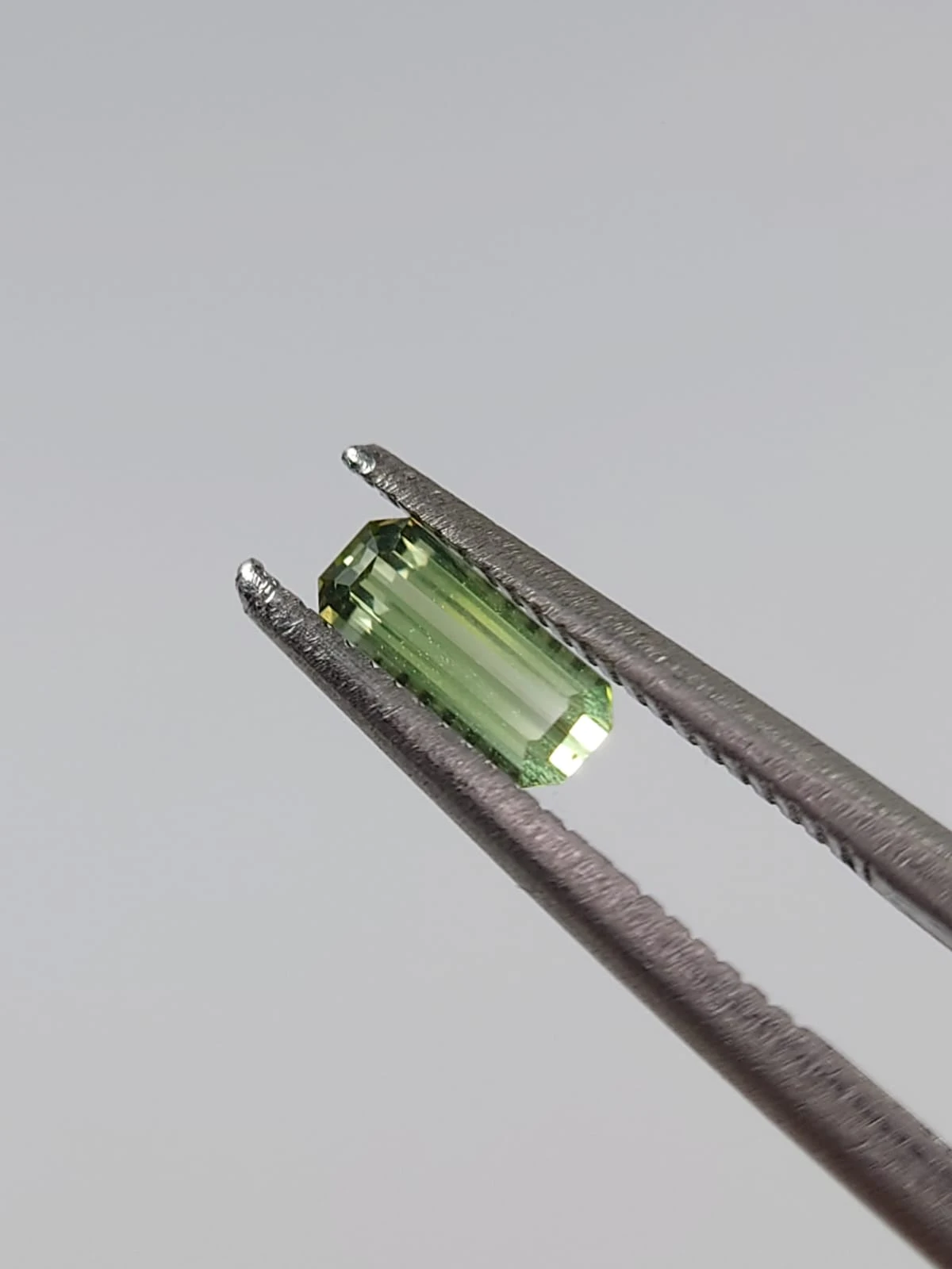 0.26ct Natural Mint Green Tourmaline Emerald cut loose Gemstone From Afghanistan