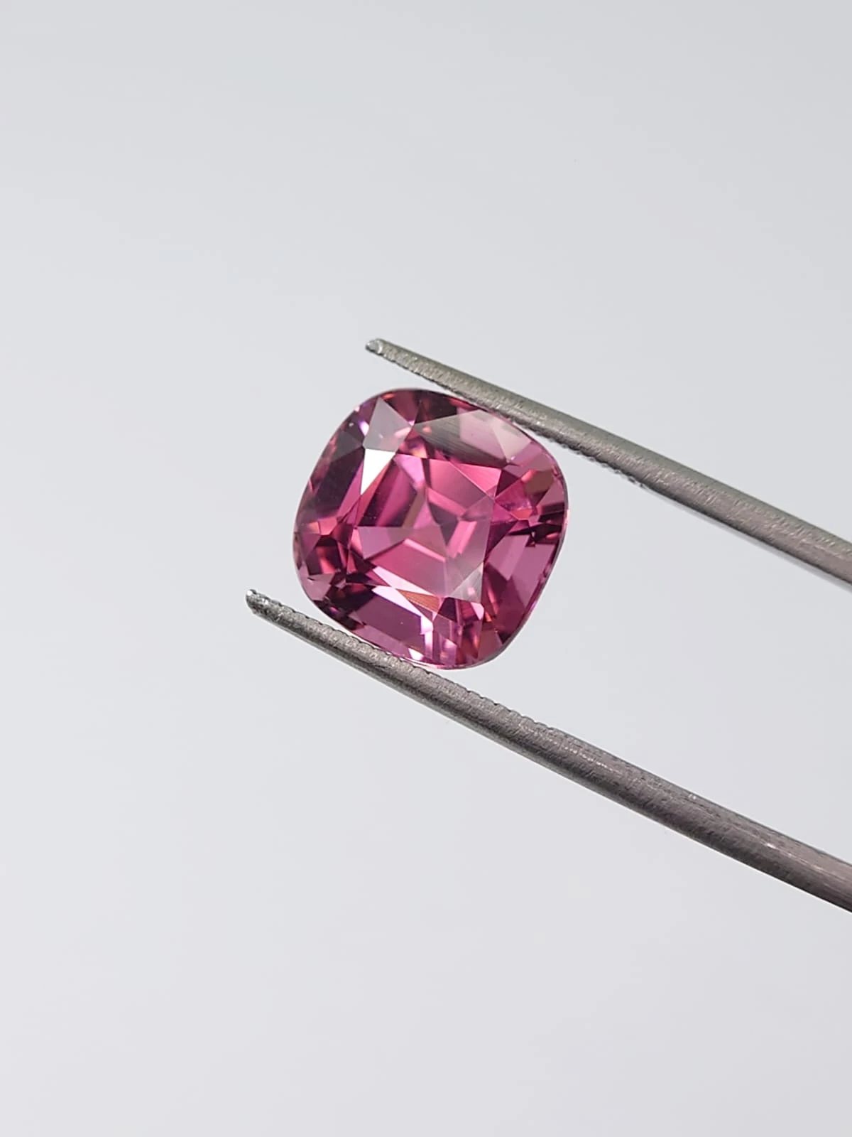 6.04ct Natural Pink Tourmaline Cushion Shape Loose Gemstone from Afghanistan