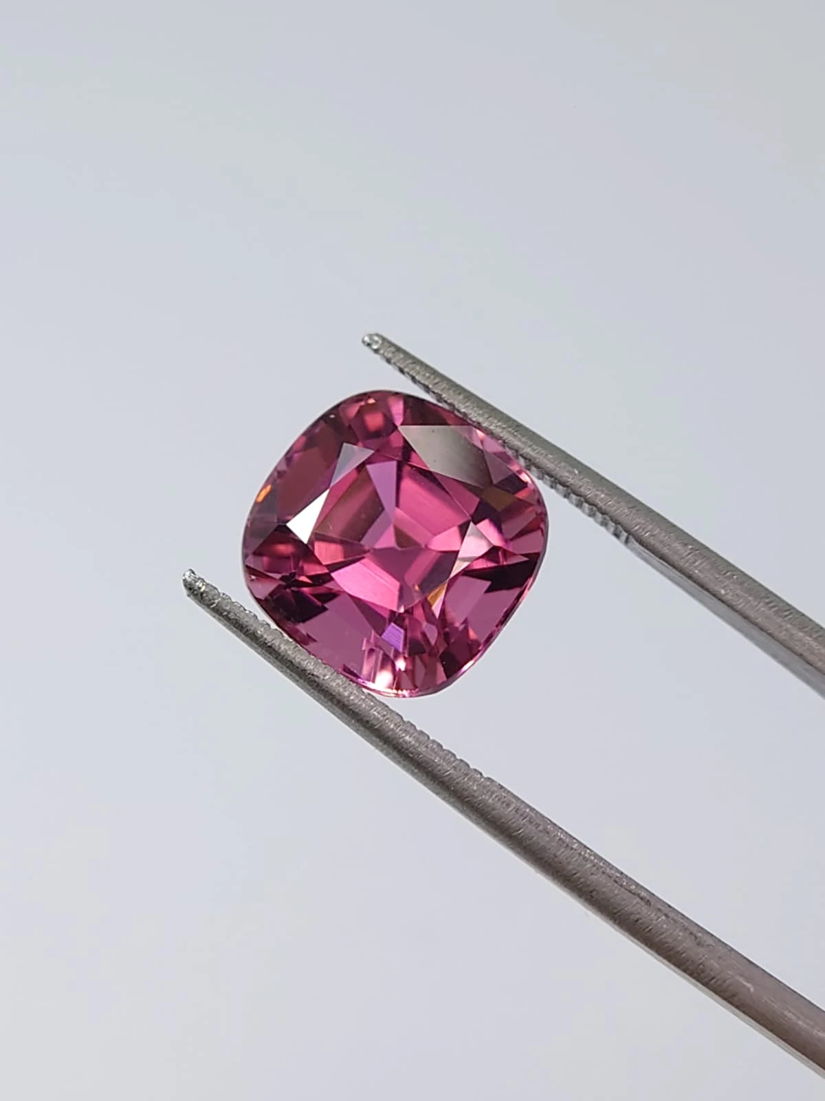 6.04ct Natural Pink Tourmaline Cushion Shape Loose Gemstone from Afghanistan