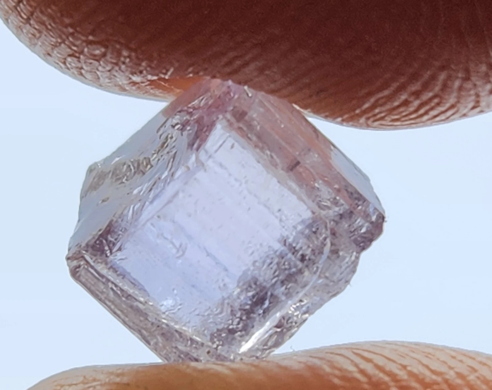 Light Baby Pink Tourmaline Crystal