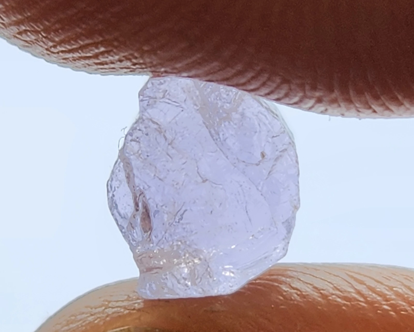 Light Baby Pink Tourmaline Crystal