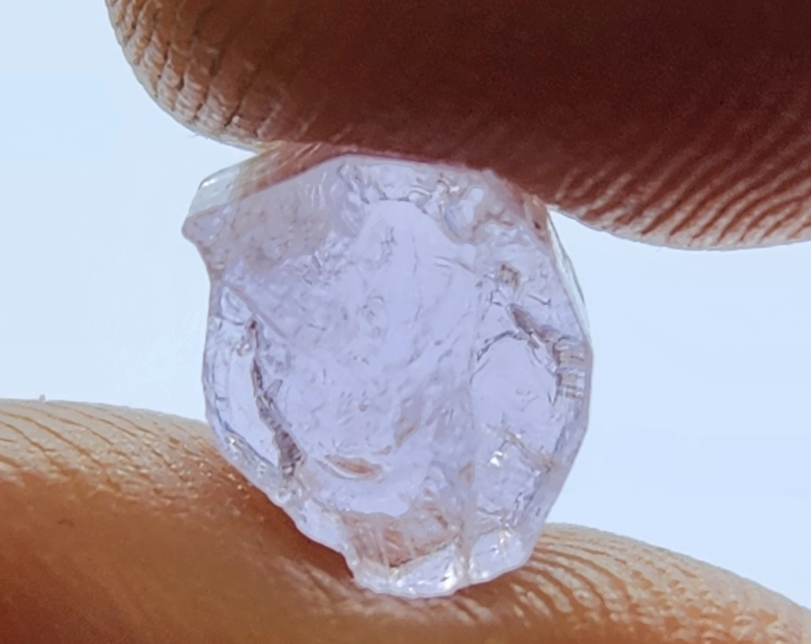 Light Baby Pink Tourmaline Crystal