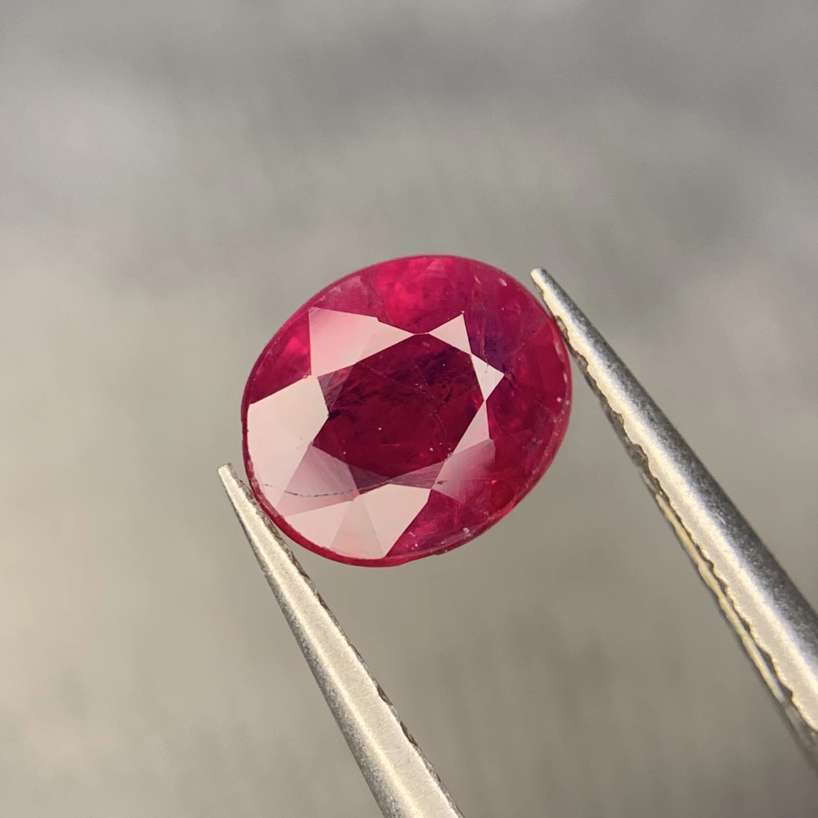 1.35 ct Natural Ruby loose gemstone oval shape