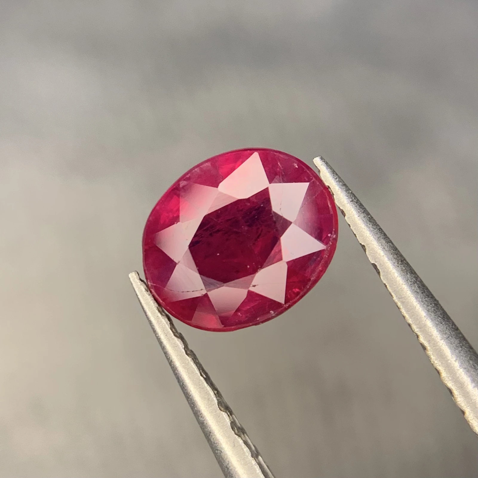 1.35 ct Natural Ruby loose gemstone oval shape