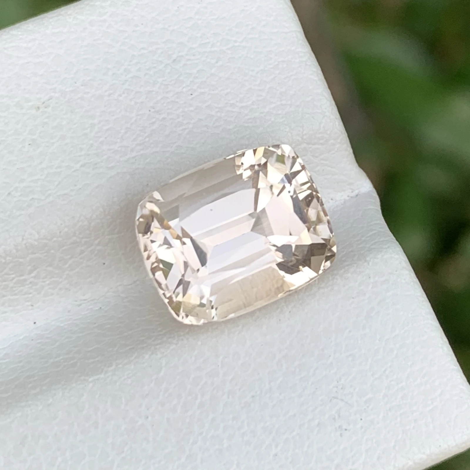 6.55ct Natural Imperial Topaz loose gemstone cushion cut