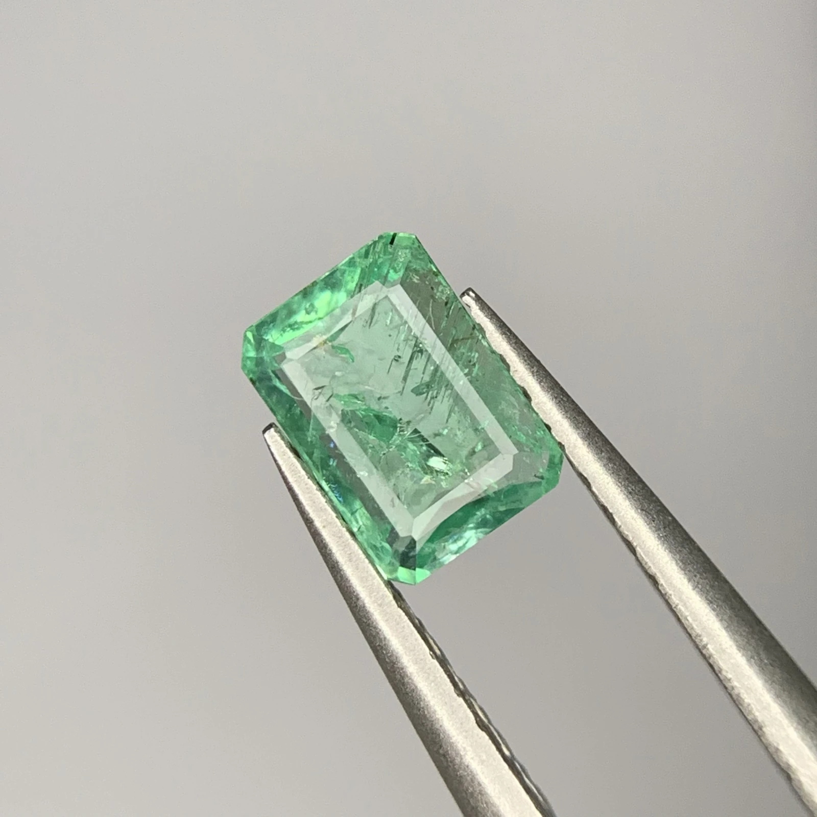 0.70 ct Natural Emerald loose gemstone emerald cut
