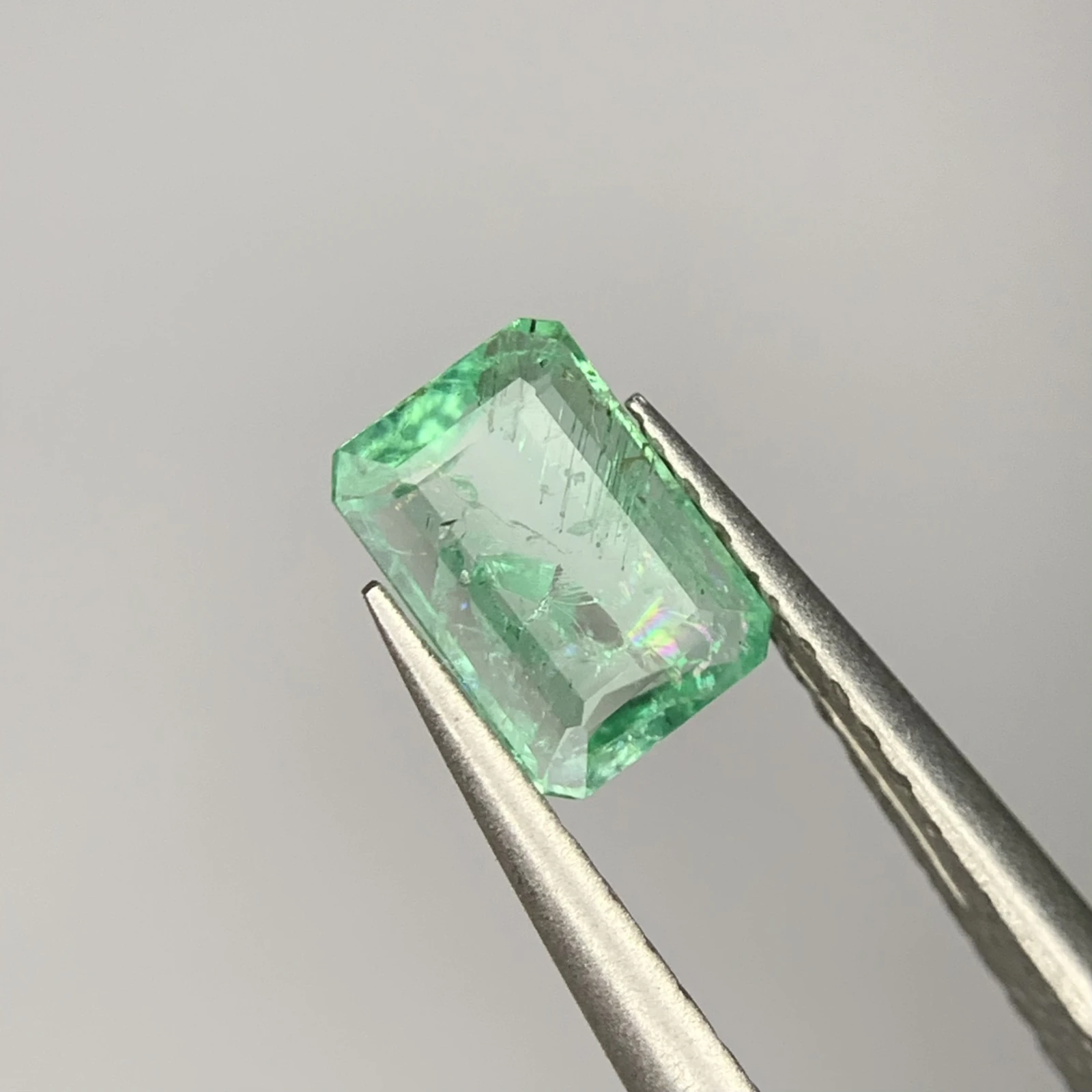0.70 ct Natural Emerald loose gemstone emerald cut