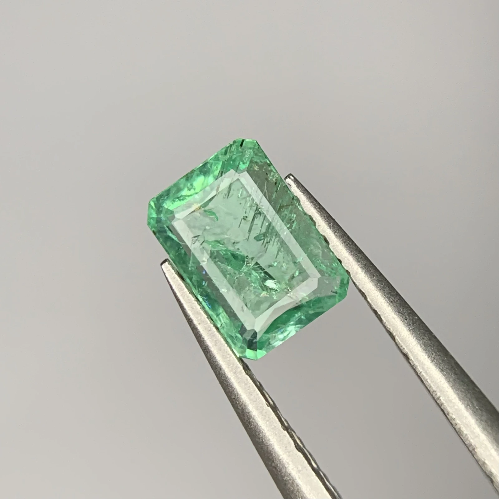 0.70 ct Natural Emerald loose gemstone emerald cut