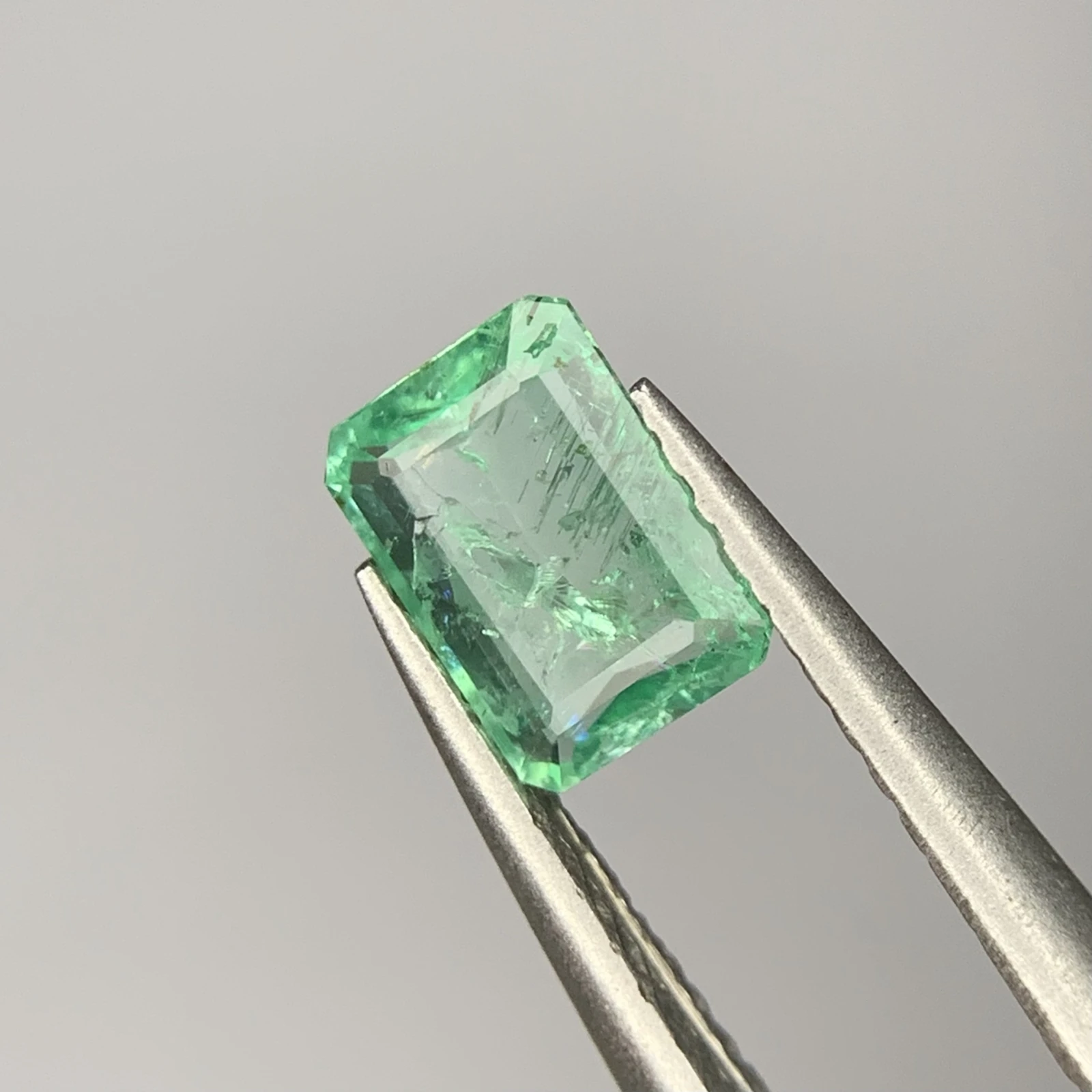 0.70 ct Natural Emerald loose gemstone emerald cut