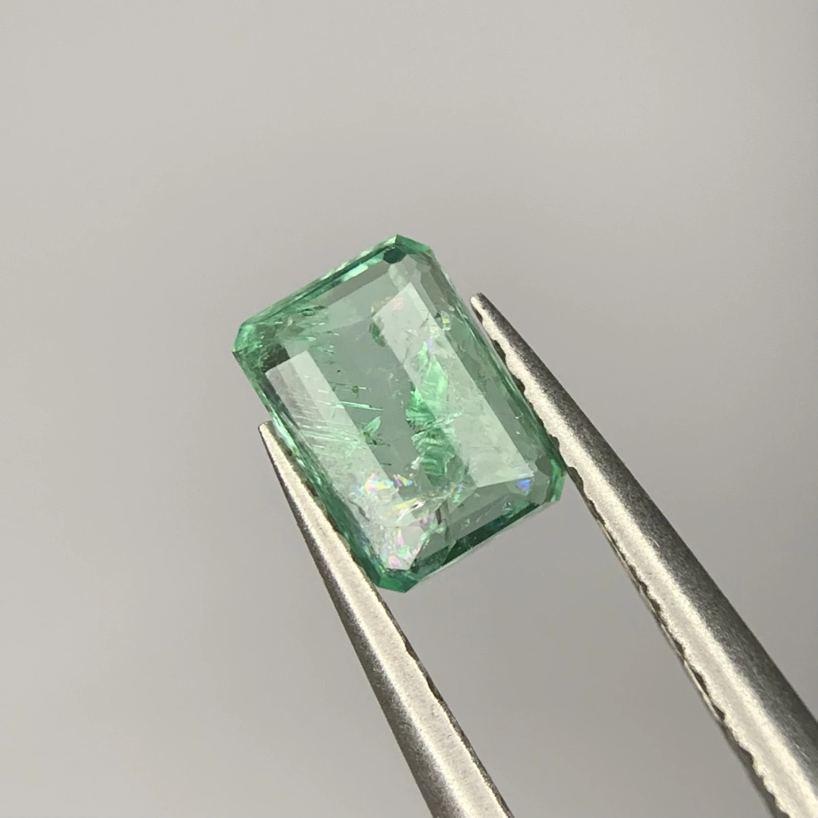 0.70 ct Natural Emerald loose gemstone emerald cut